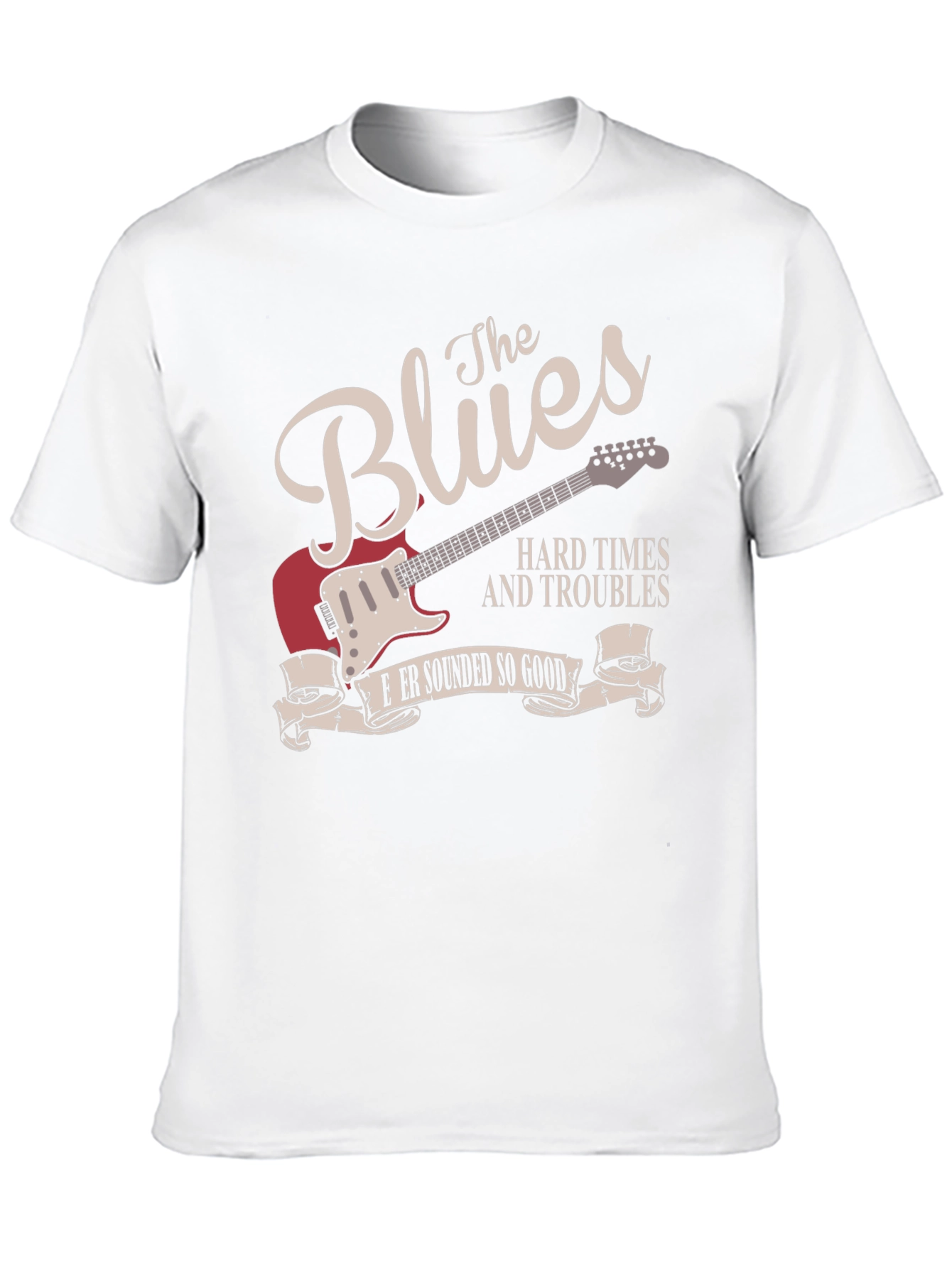 The Blues Music Guitar Graphic T-Shirt