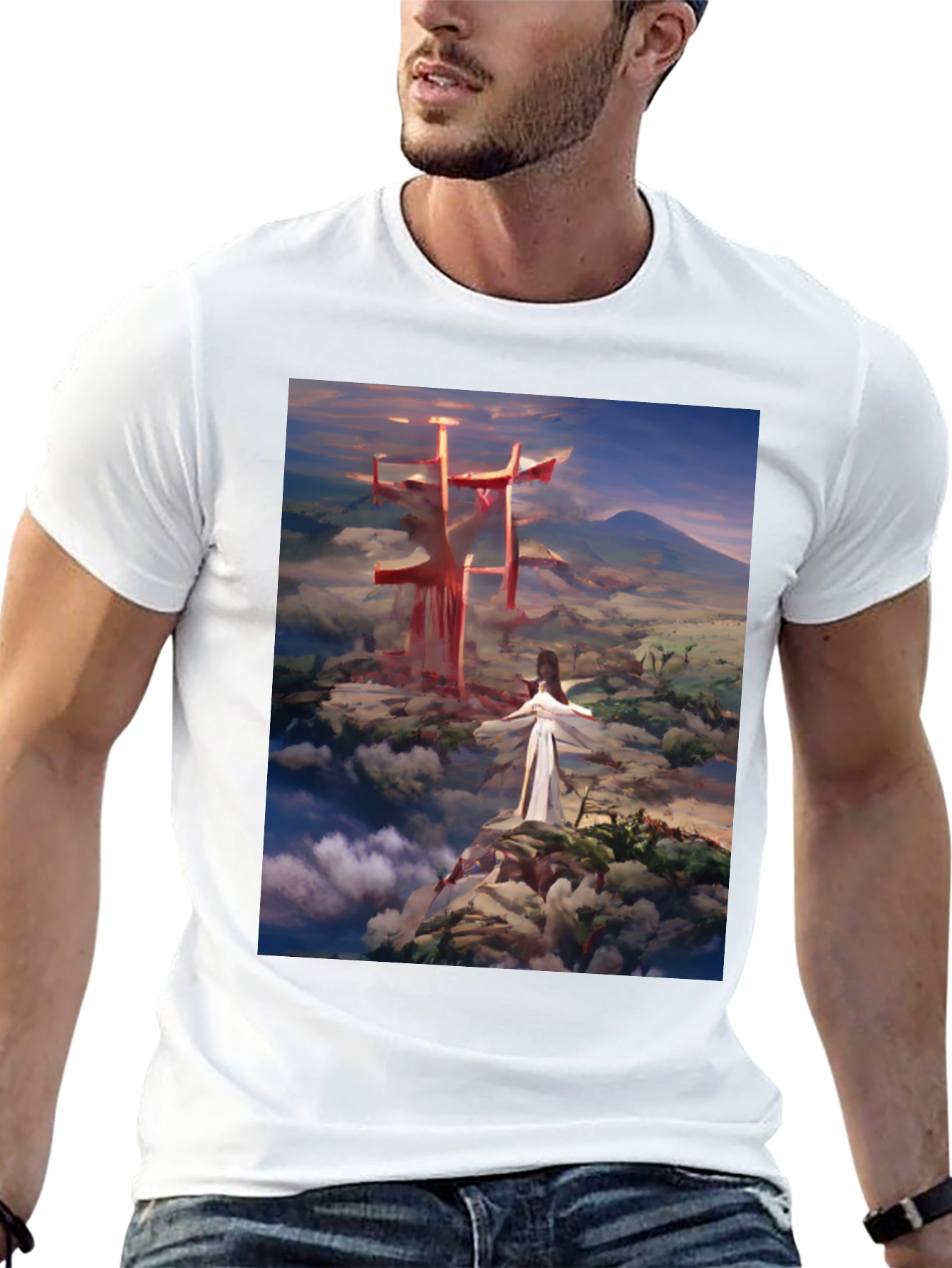 Fantasy Landscape Graphic Tee