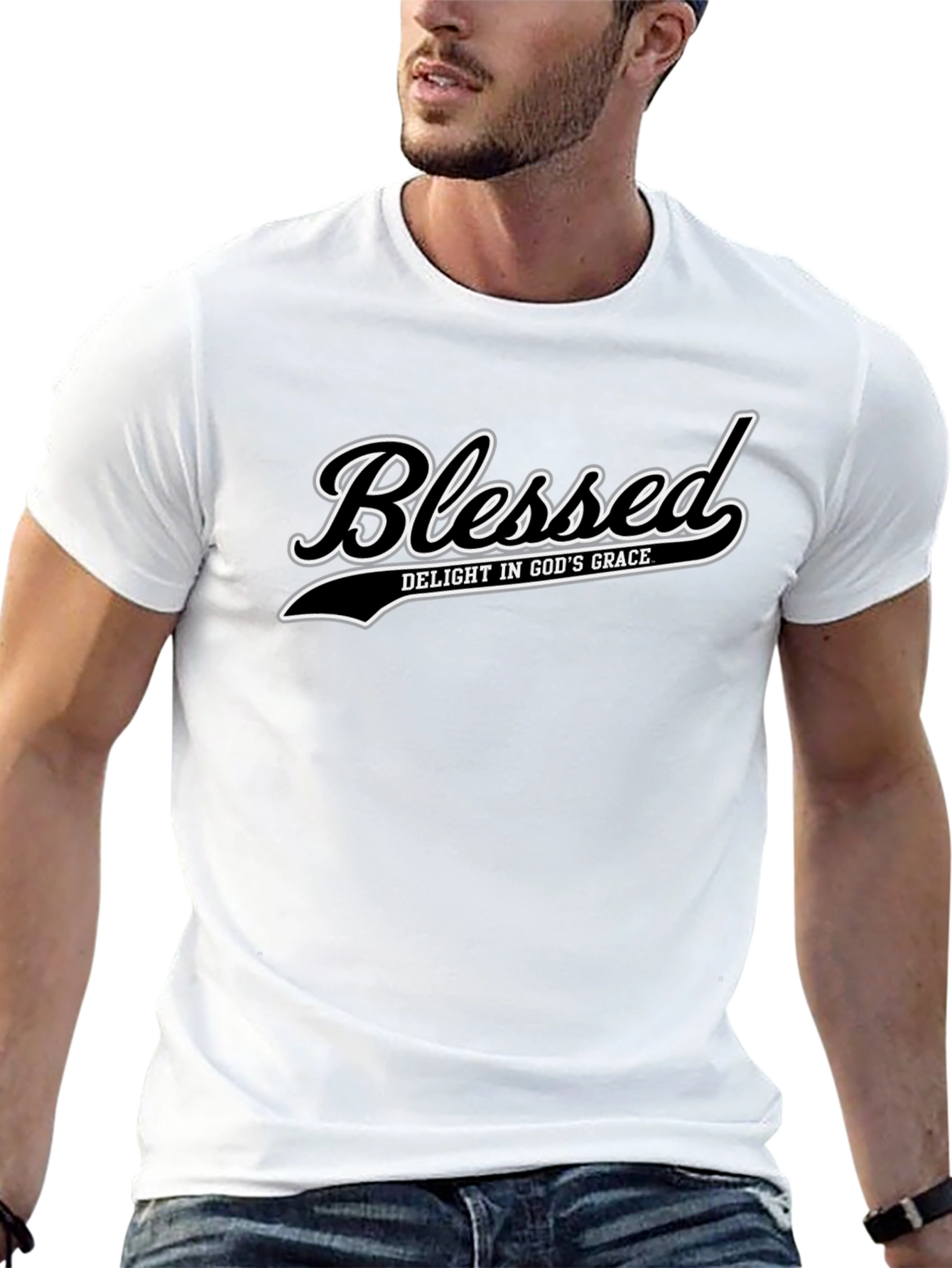 Blessed Graphic Print Tee