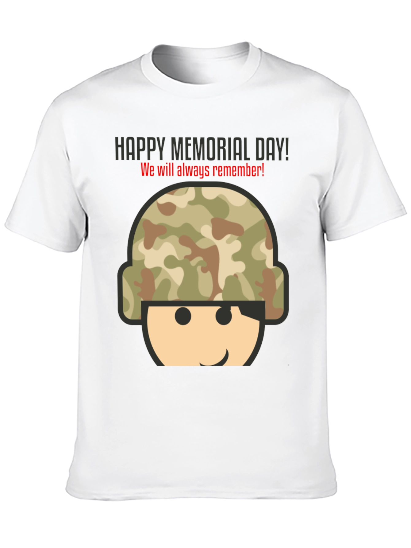 Memorial Day Graphic T-Shirt - Soldier Design