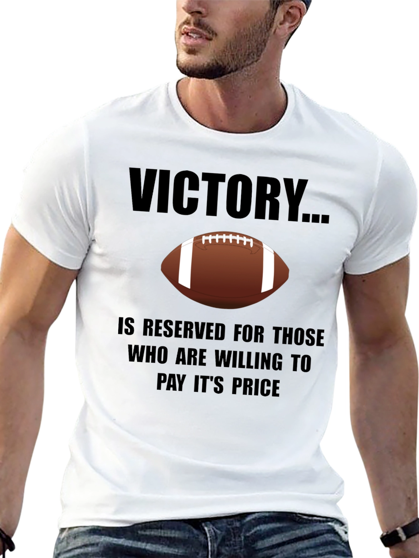 Victory Football Graphic Tee