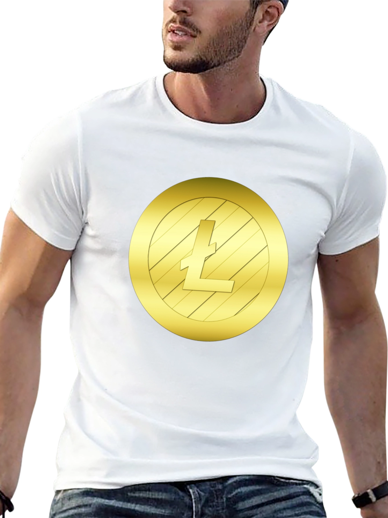 Litecoin Logo Graphic Tee - Crypto Fashion