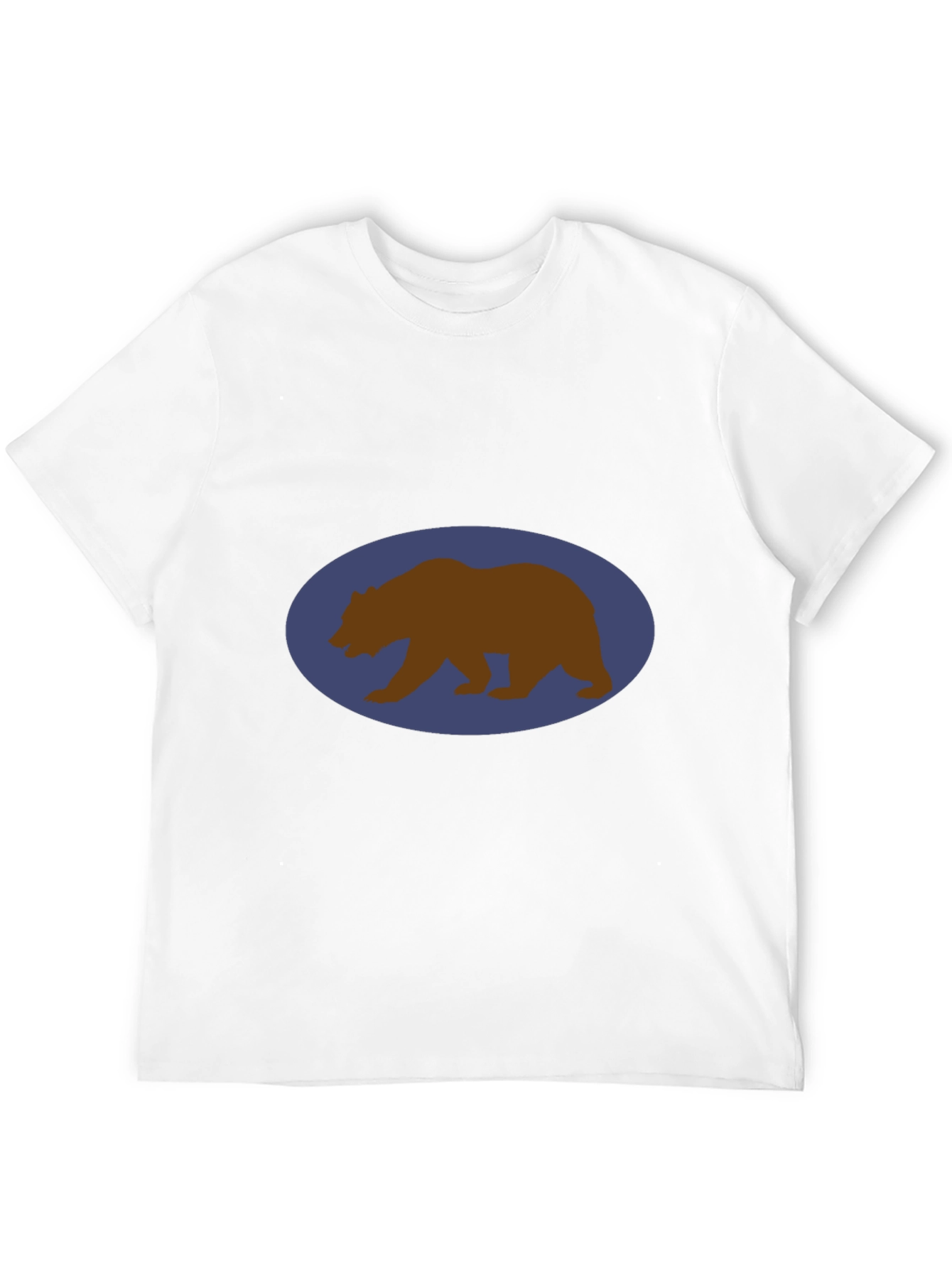 Bear Graphic T-Shirt - Casual Mens Tee