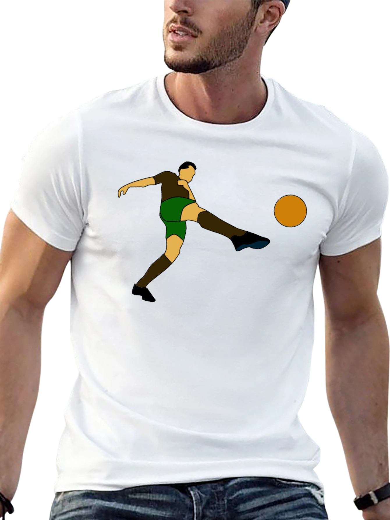 Soccer Kick T-Shirt - Retro Graphic Tee