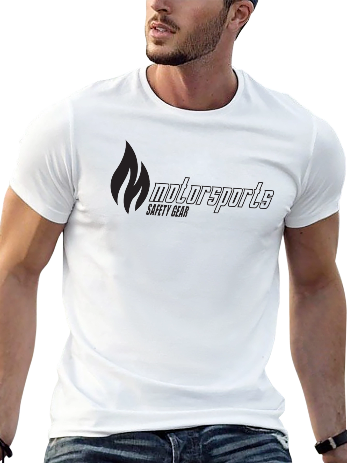 Motorsports Safety Gear Black T-Shirt