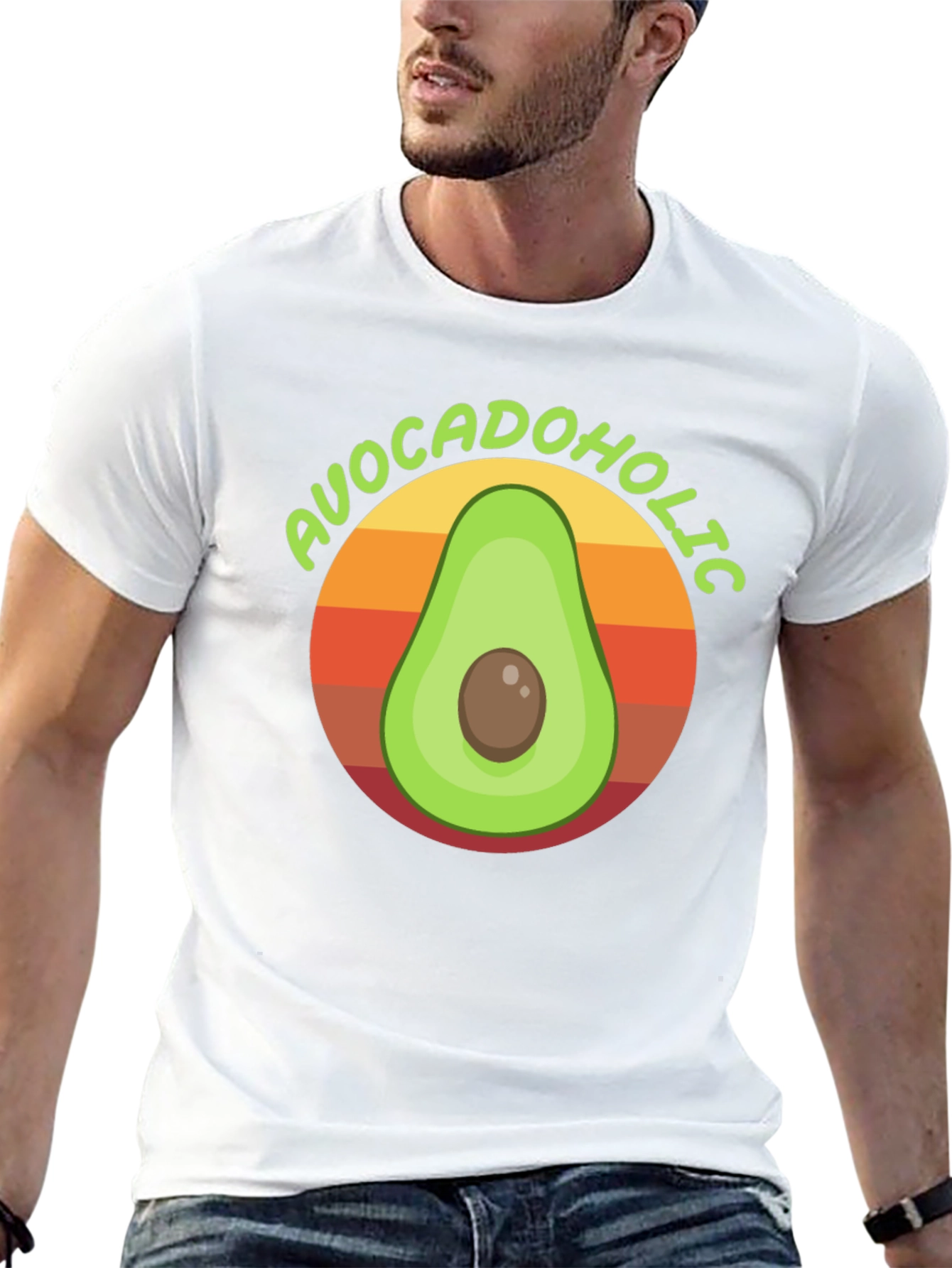 Avocadoholic T-Shirt - Funny Avocado Lover Tee