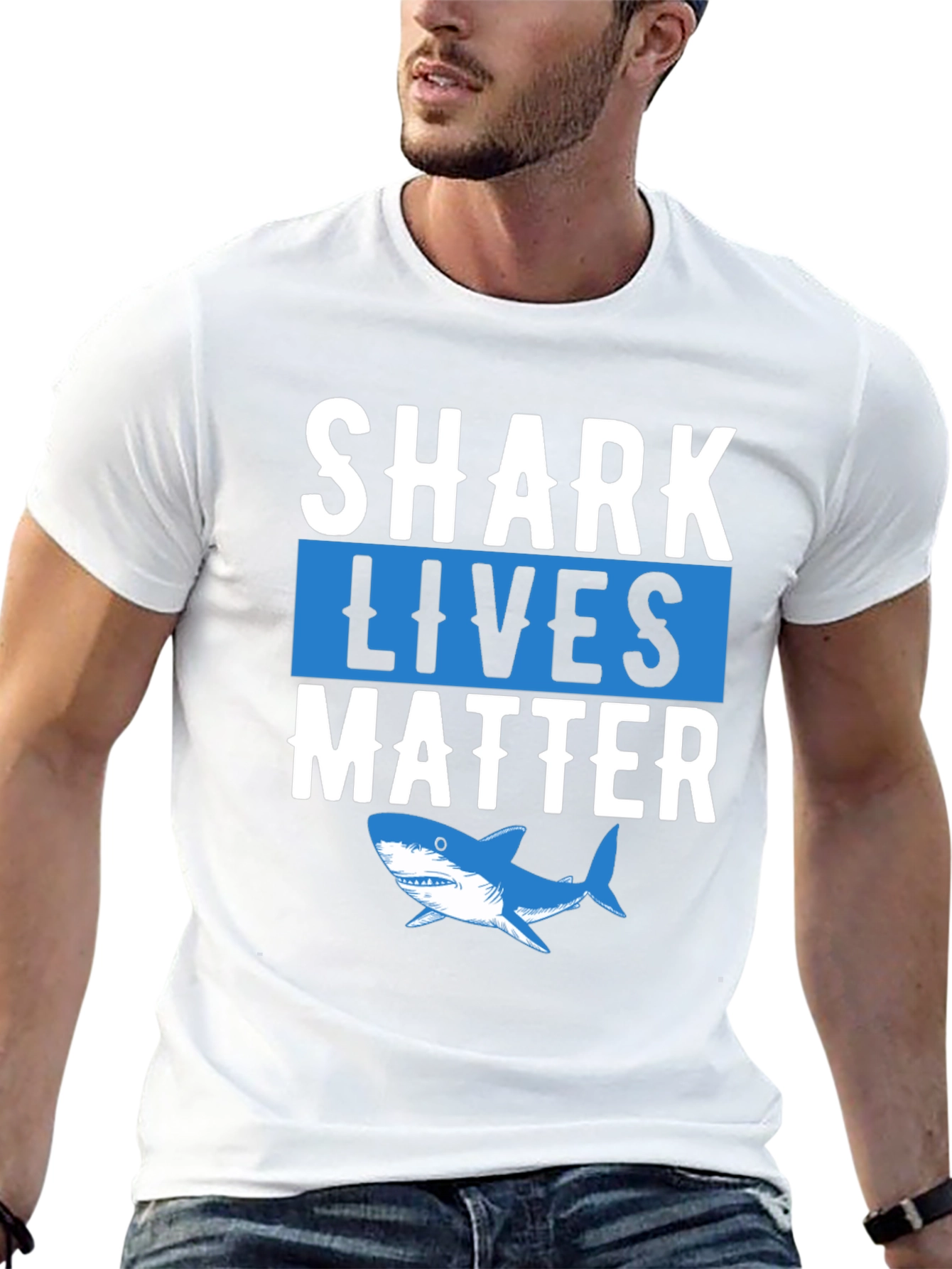 Shark Lives Matter Graphic T-Shirt