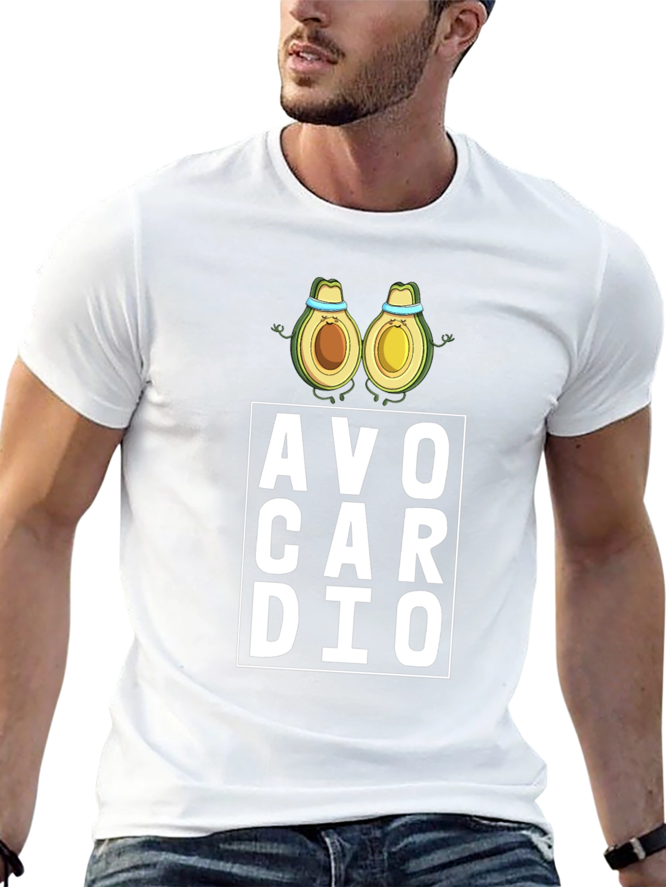 Avo Cardio Black T-Shirt - Gym Workout Tee