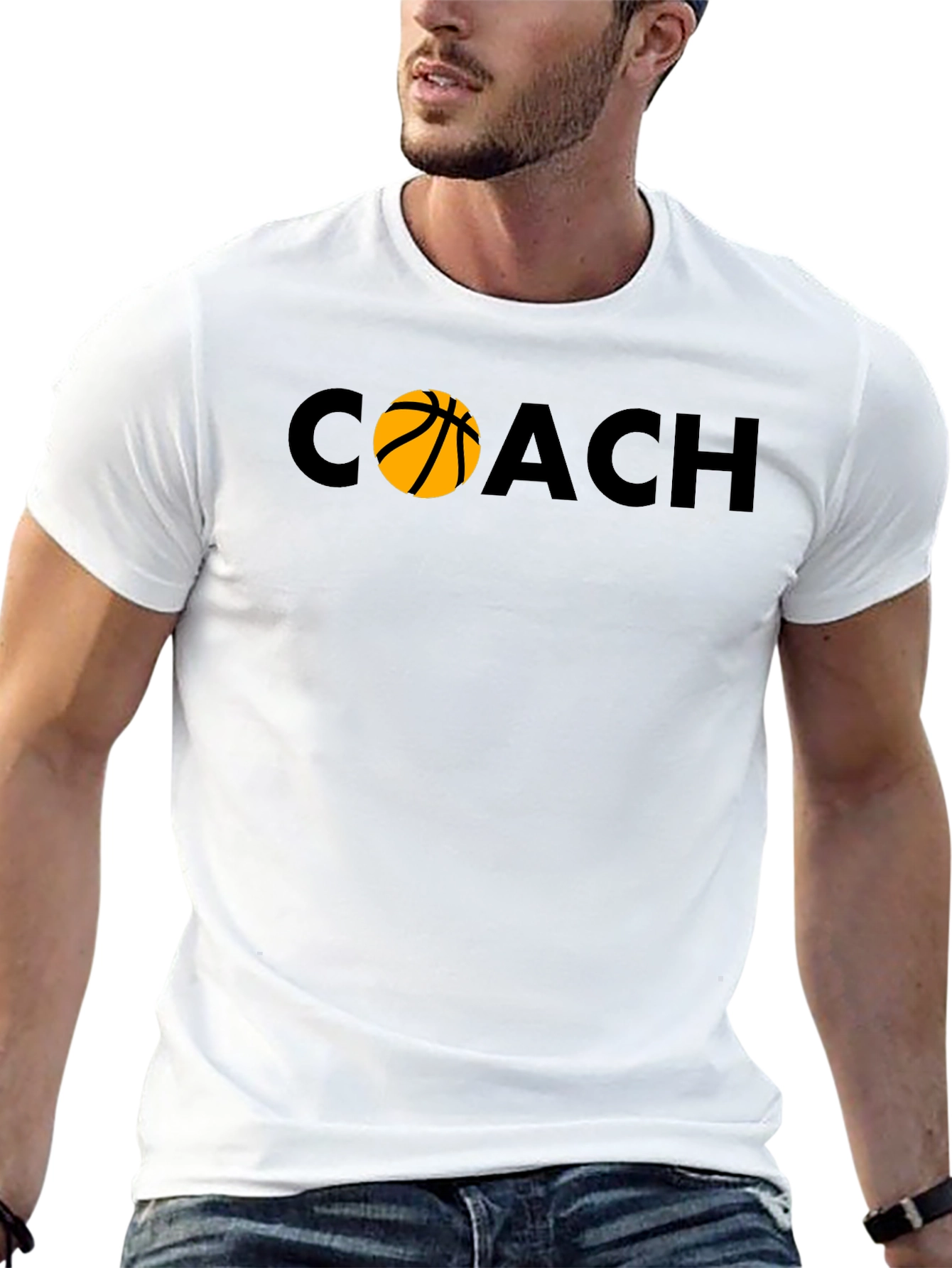 Basketball Coach Graphic T-Shirt