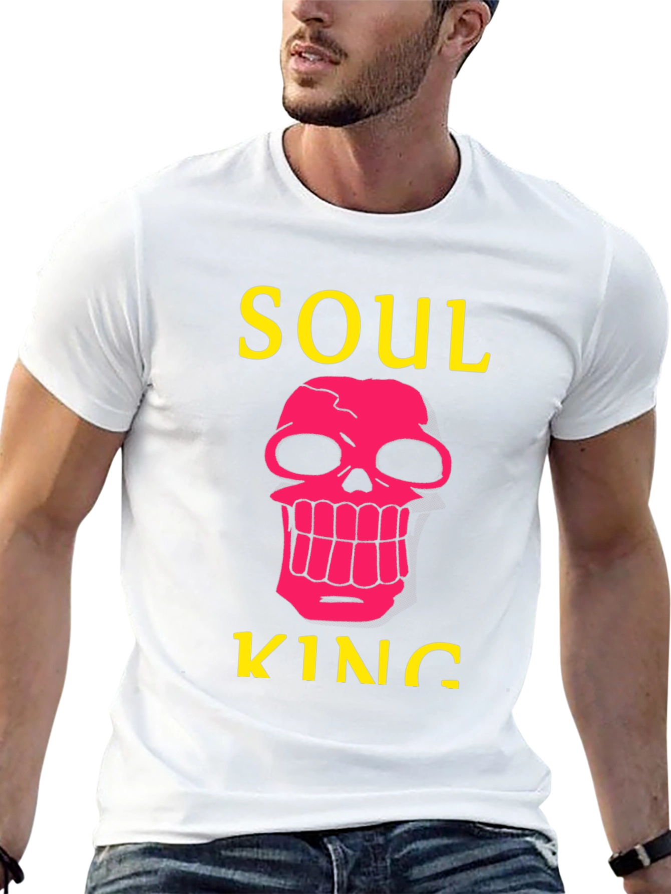 Soul King Graphic Tee - Bold Skull Design