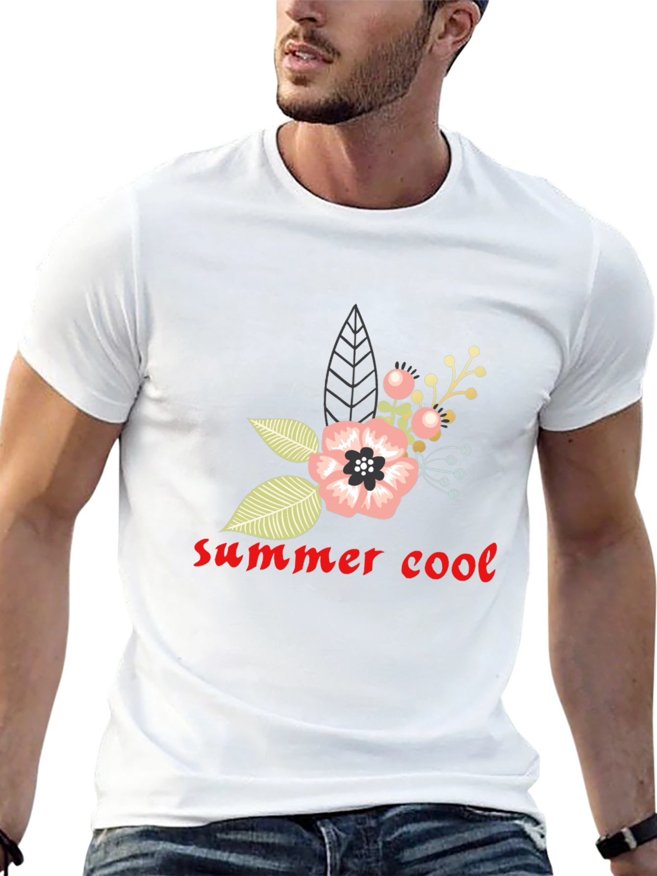 Summer Cool Floral T-Shirt