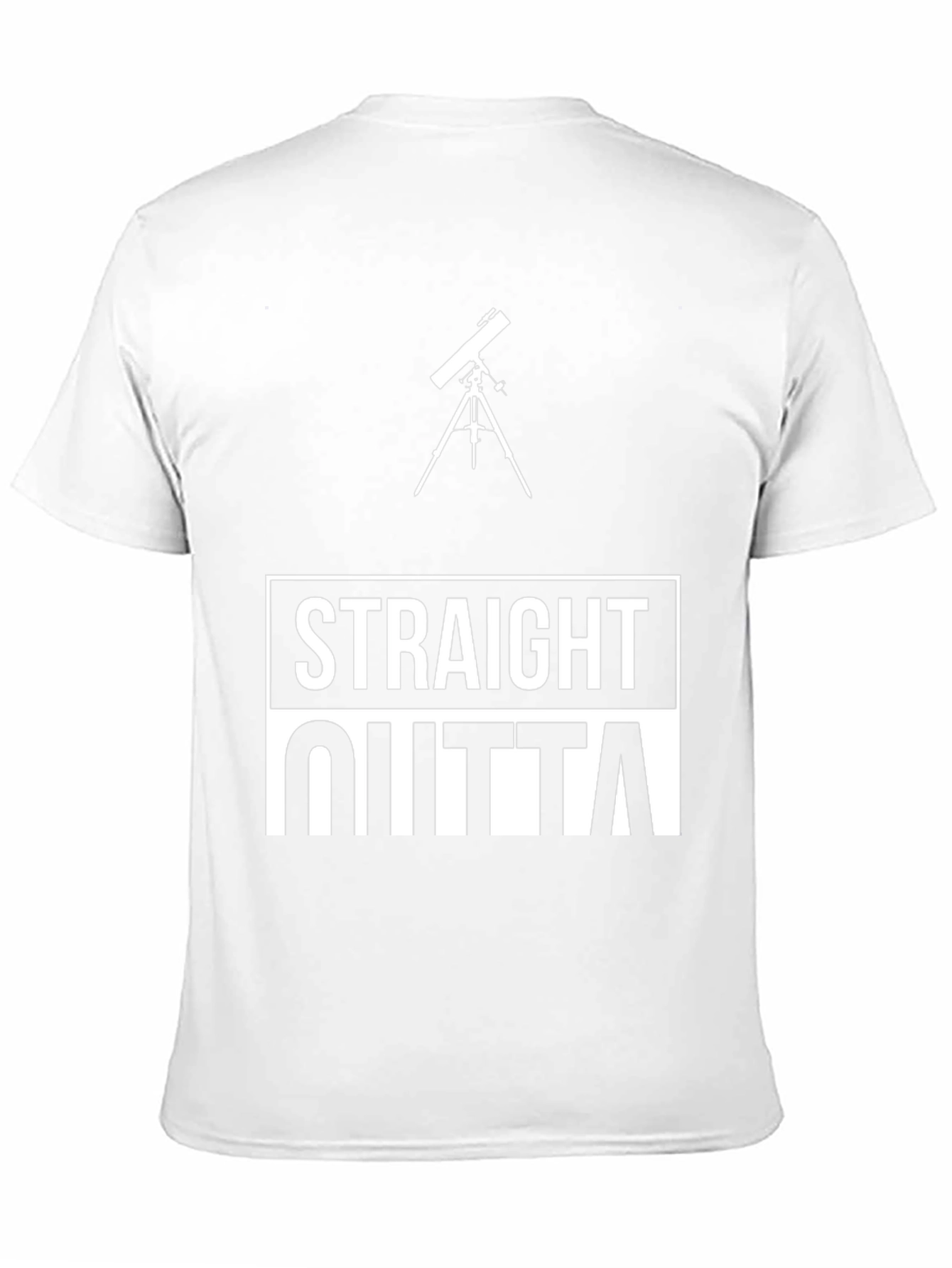 Straight Outta Space Black T-Shirt