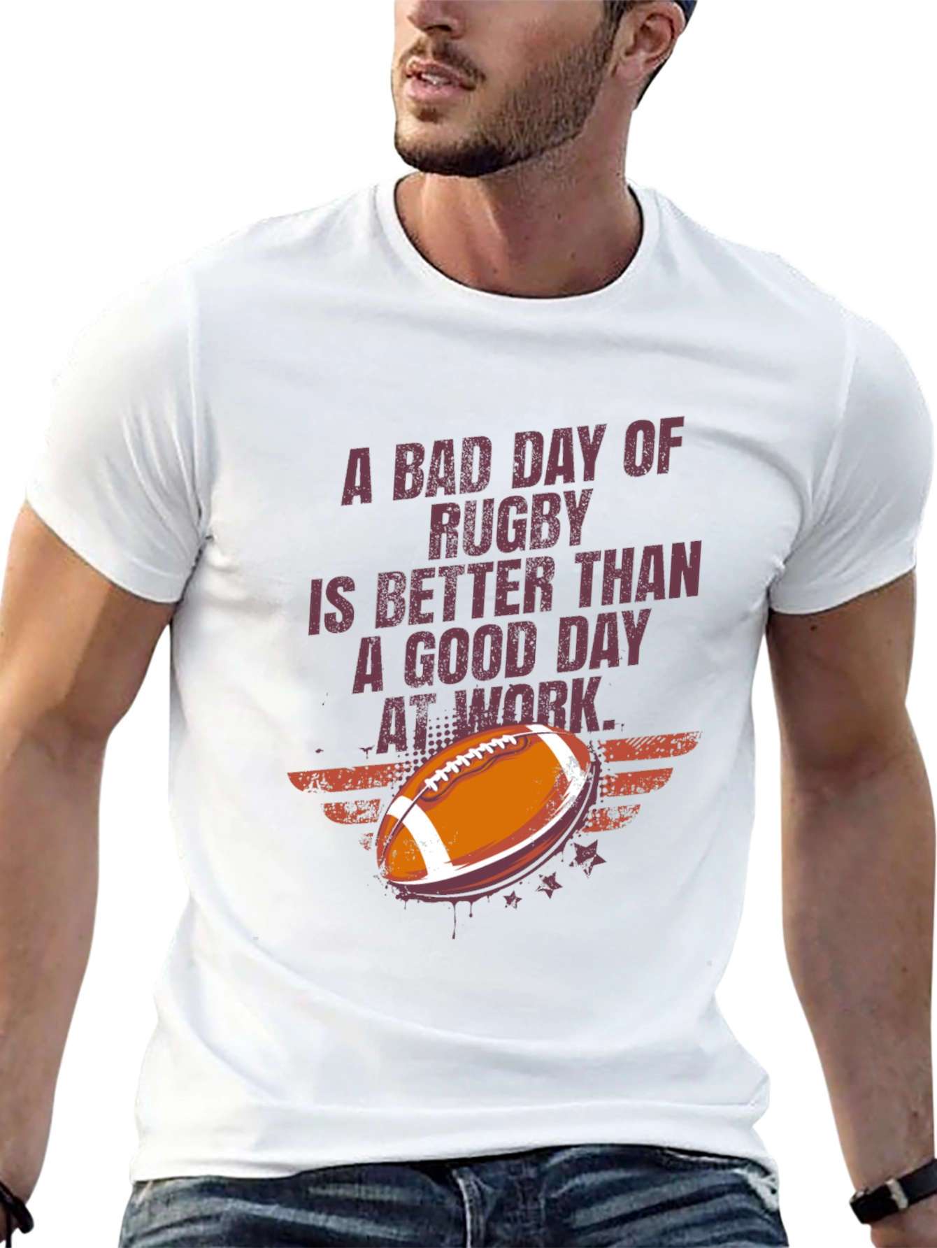 Rugby T-Shirt: A Bad Day of Rugby