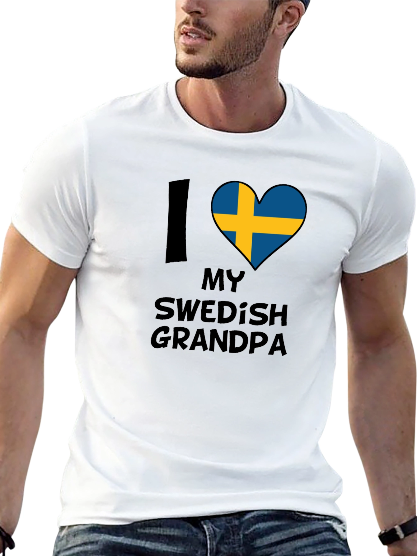 I Love My Swedish Grandpa T-Shirt