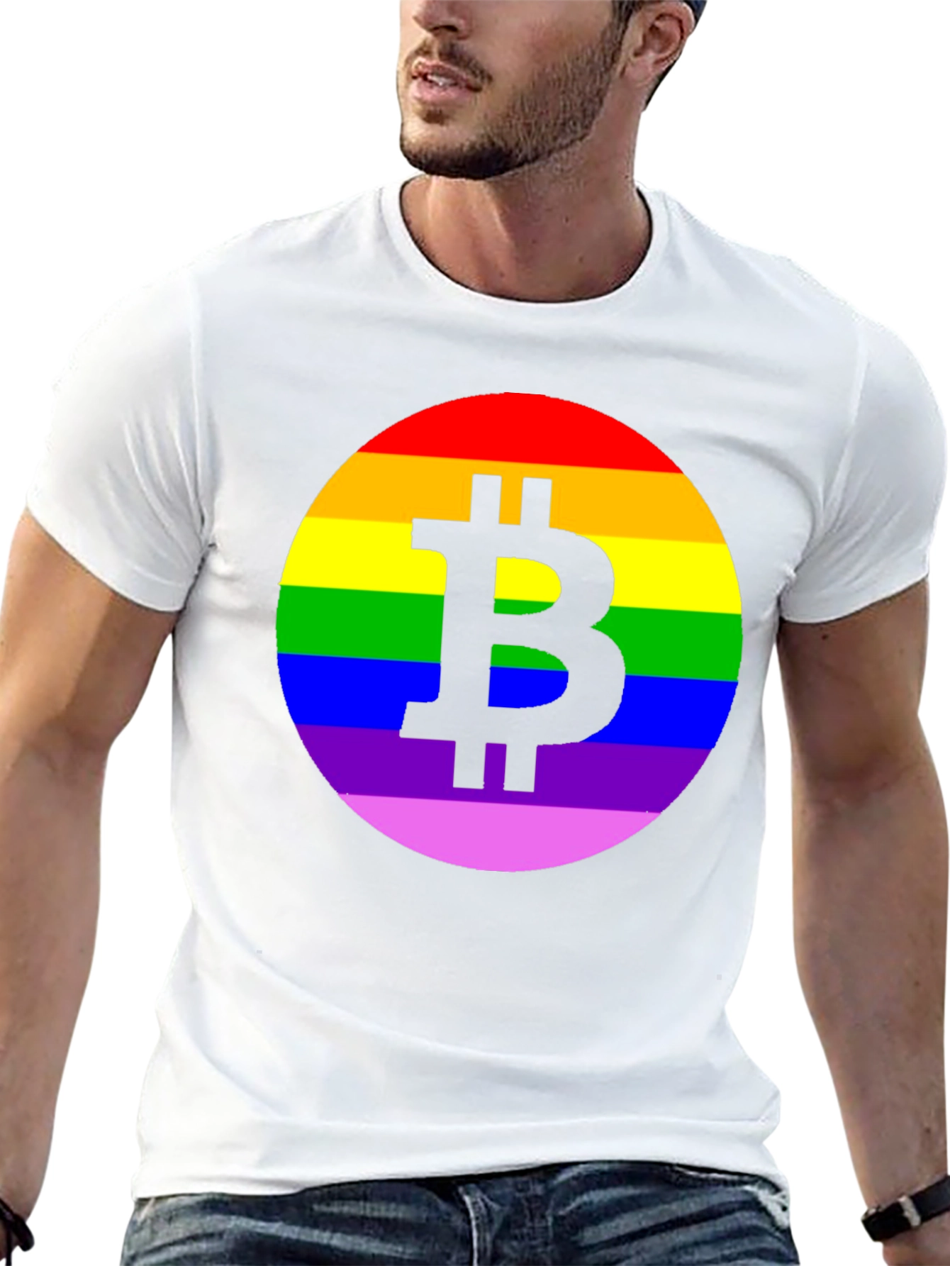 Bitcoin LGBT Pride T-Shirt - Black