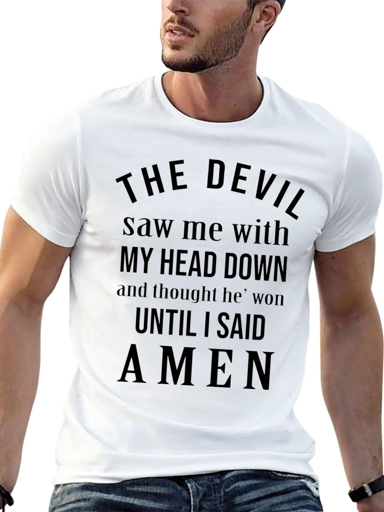 The Devil Saw Me Christian T-Shirt