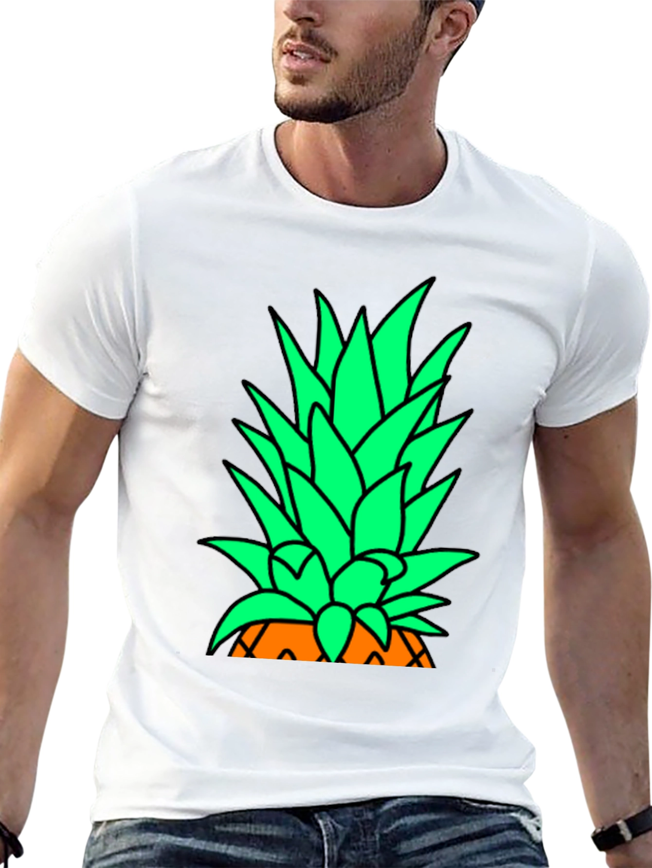 Pineapple Graphic Tee - Fun Summer Style