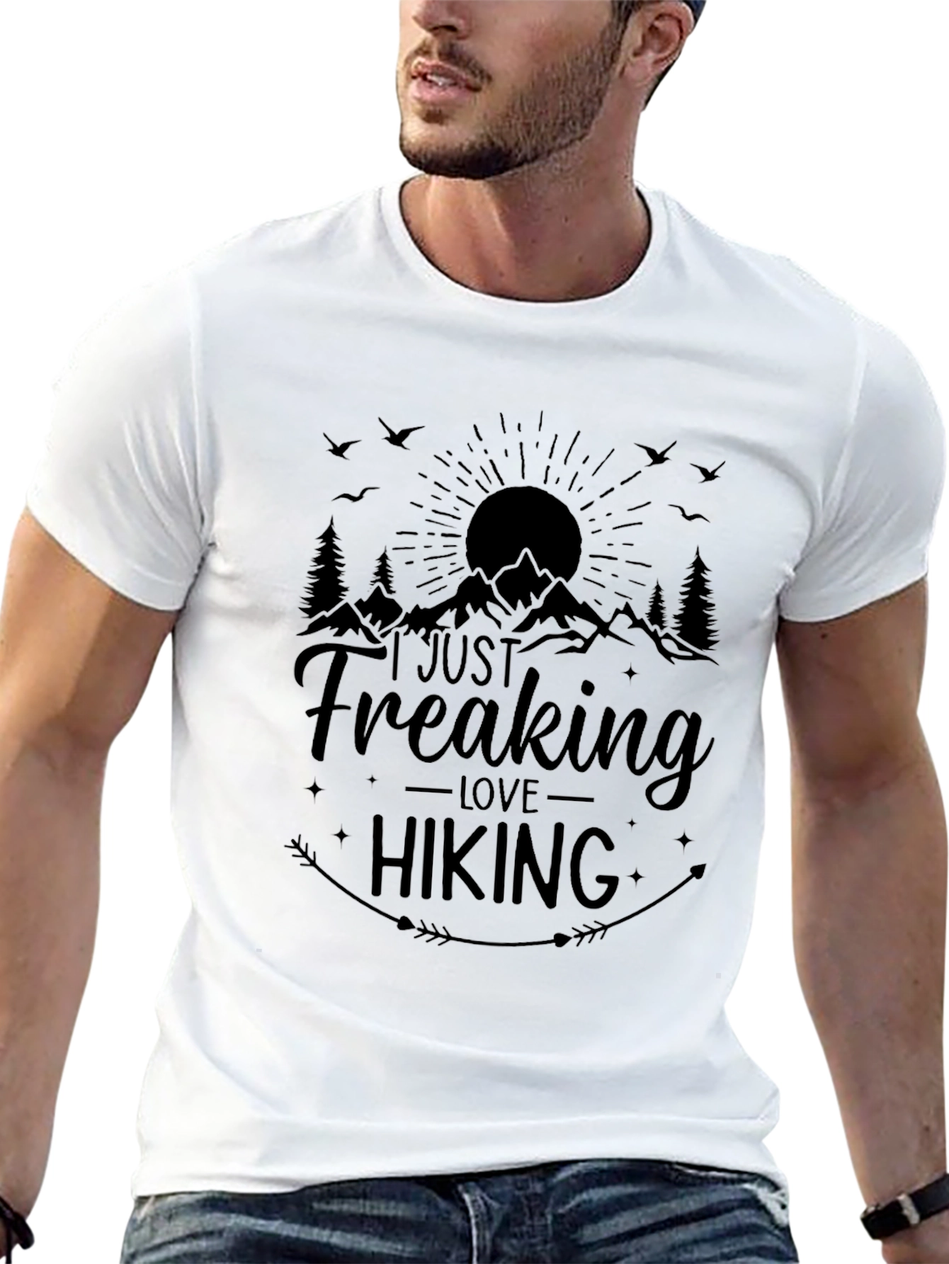 Hiking Love Tee - Mountain Graphic T-Shirt
