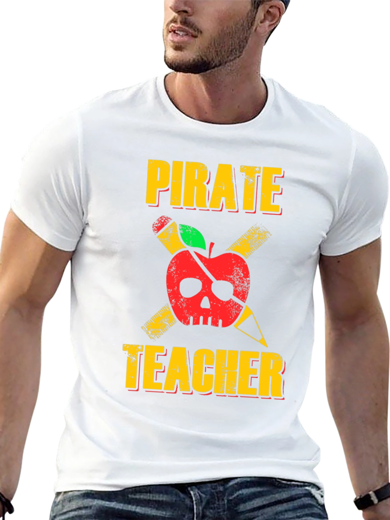 Pirate Teacher Graphic T-Shirt