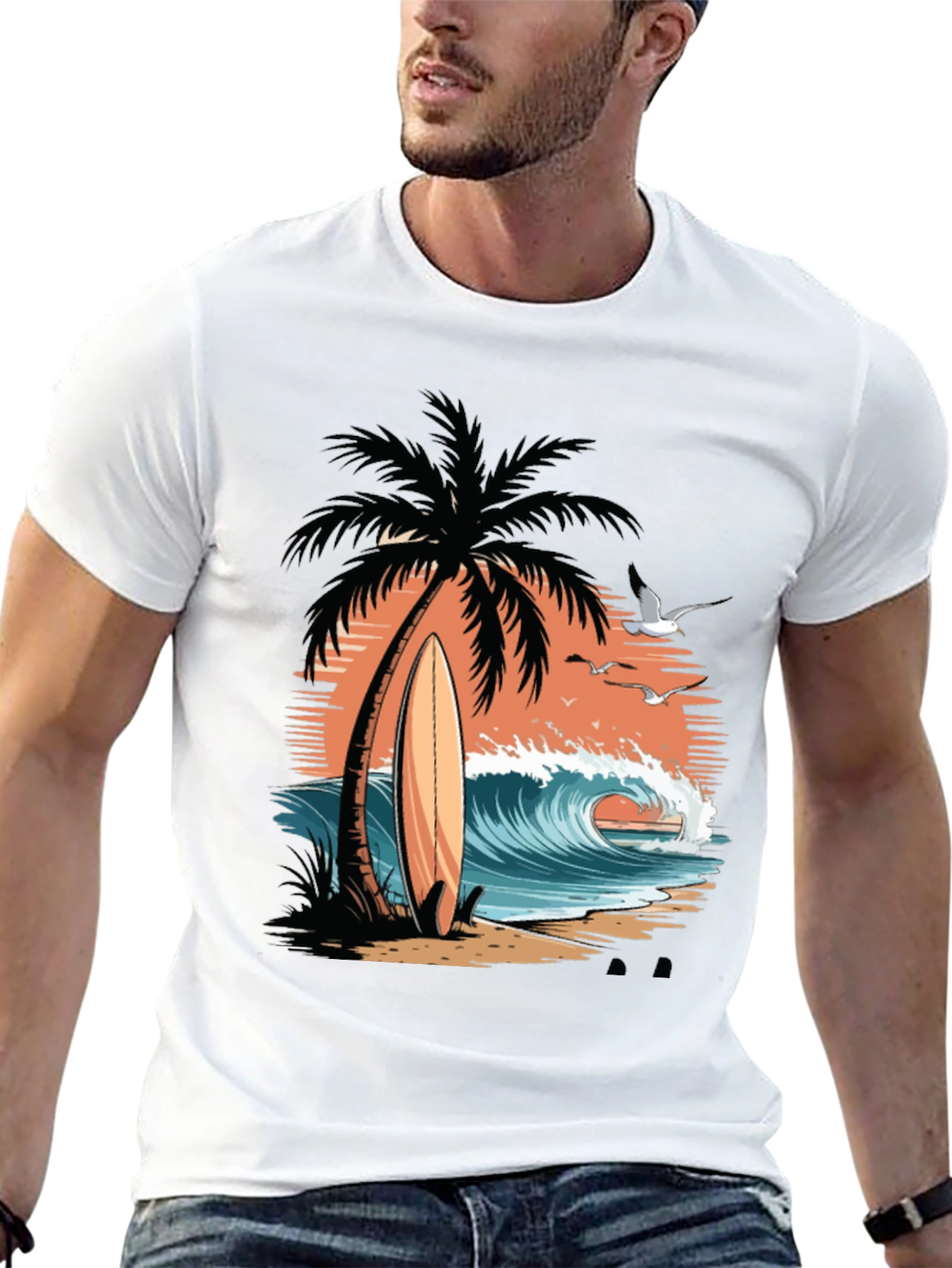 Surfs Up Tee - Beach Vibes T-Shirt