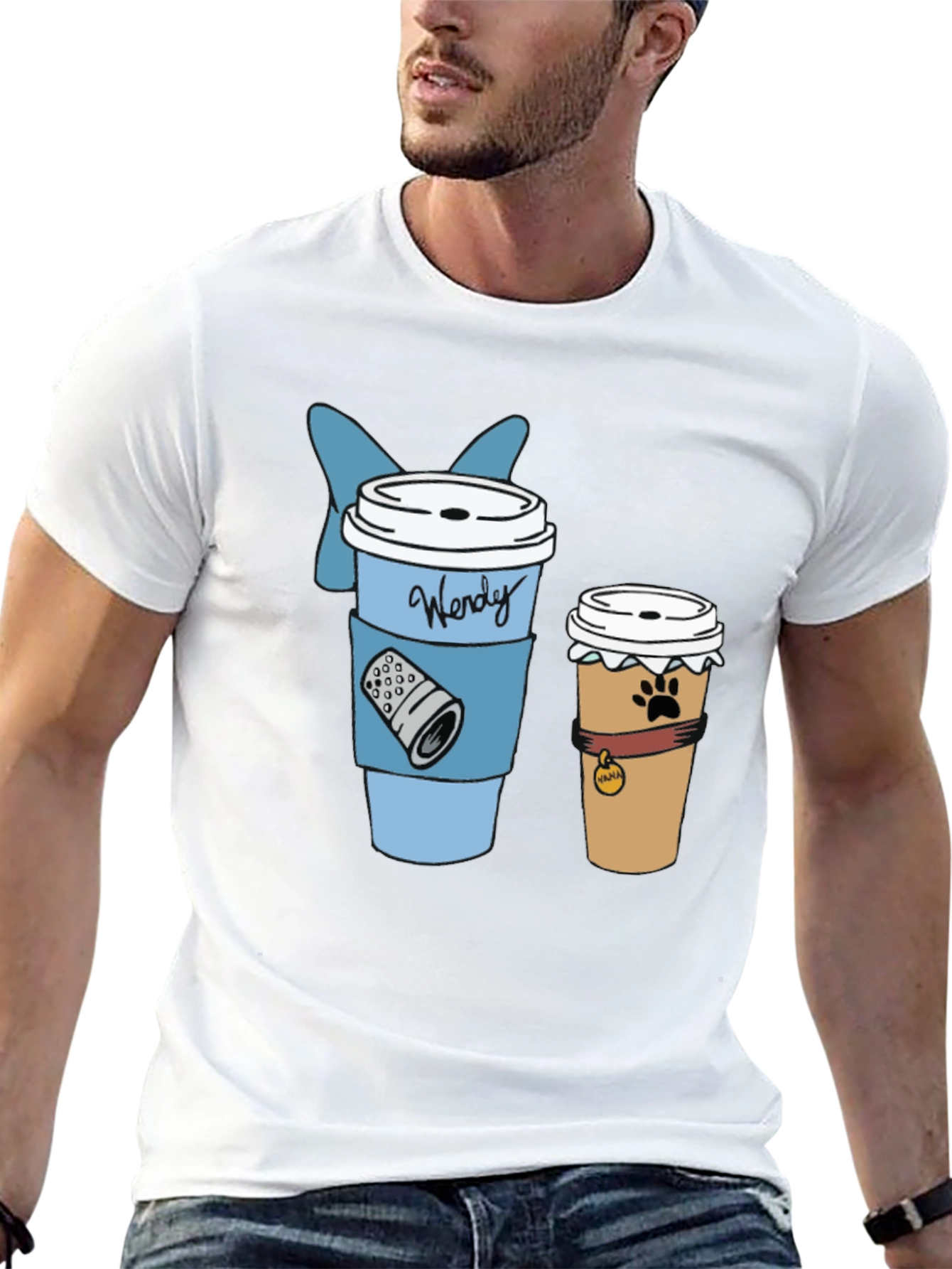 Wendy Darling Coffee T-Shirt - Cute Disney Style!
