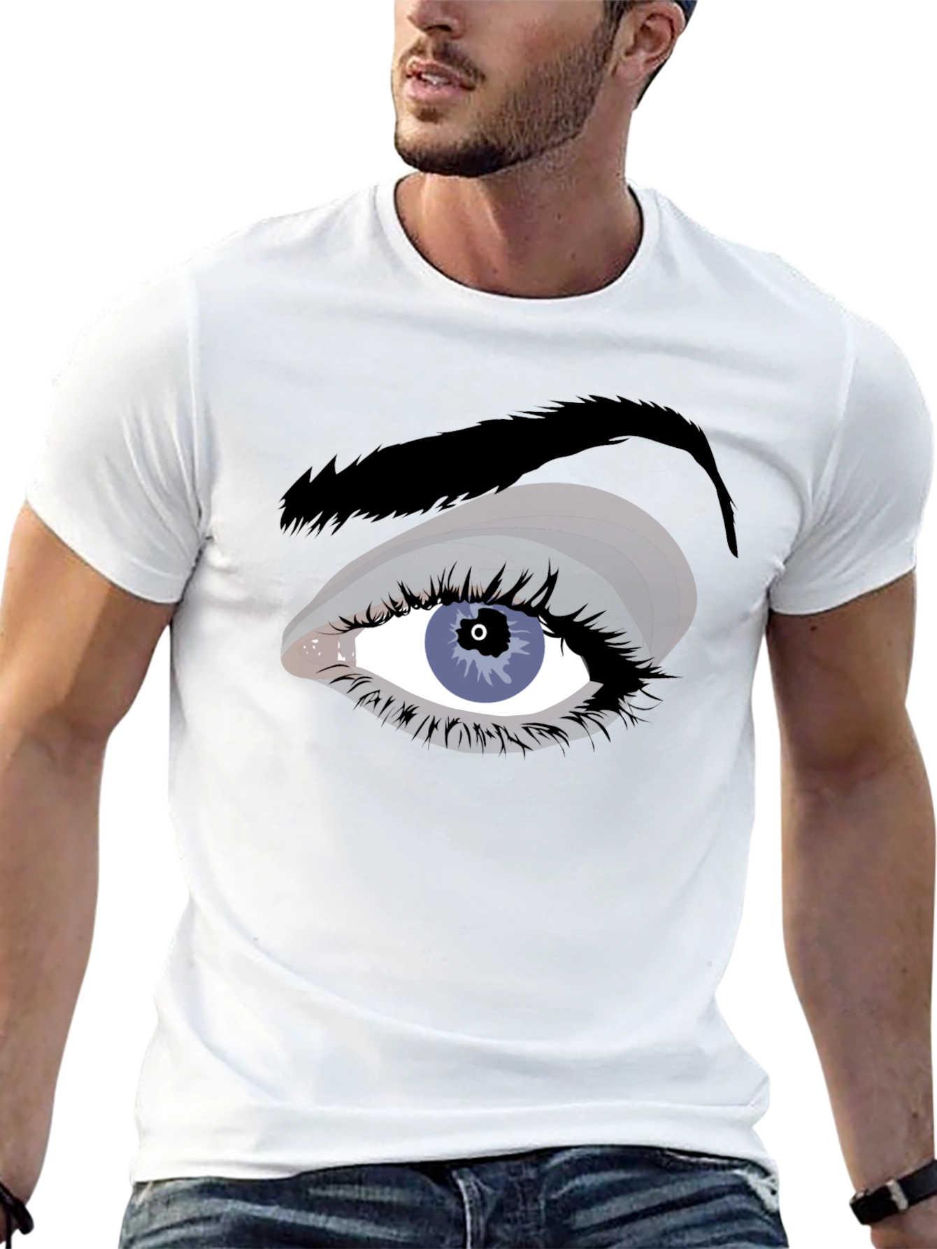 Eye Graphic T-Shirt - Stylish Unisex Tee
