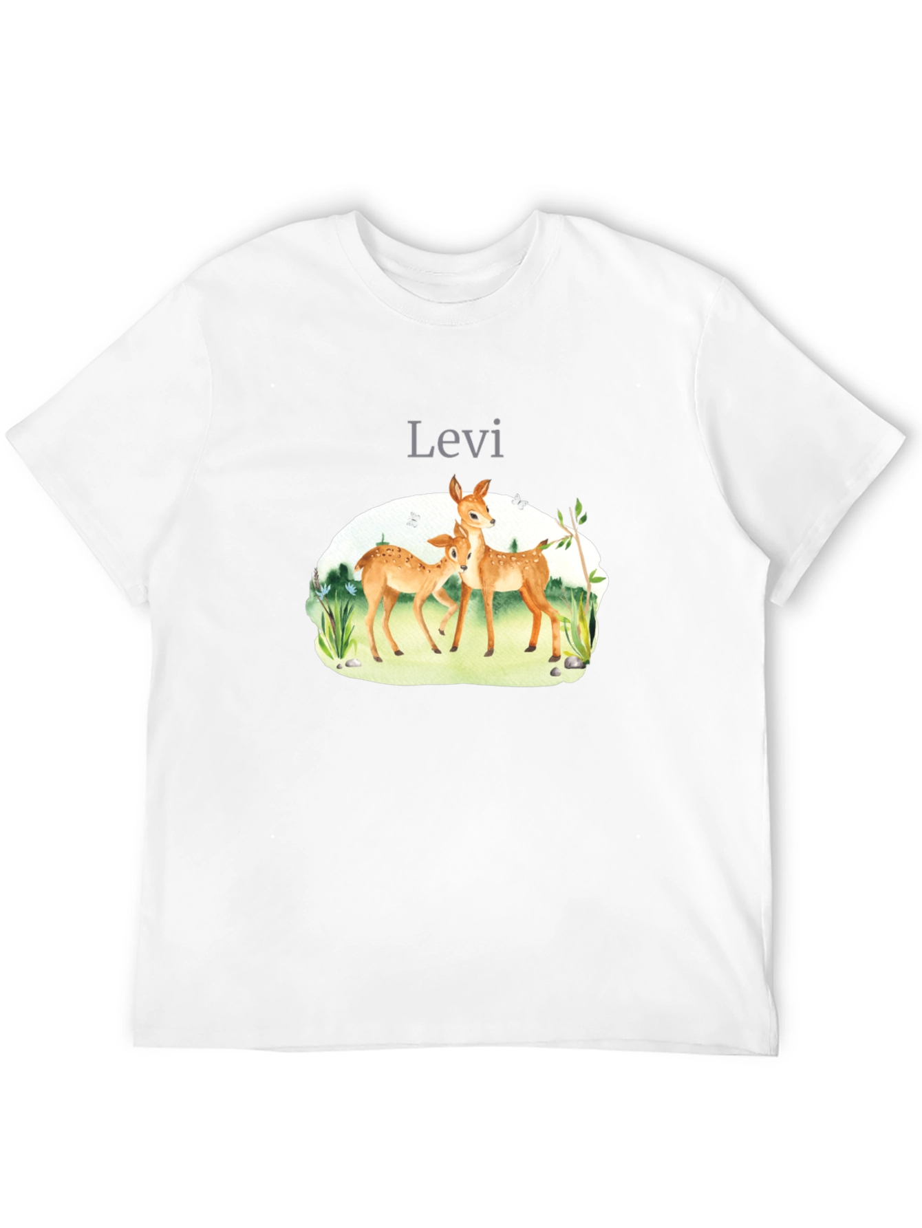 Levi Deer Graphic Black T-Shirt
