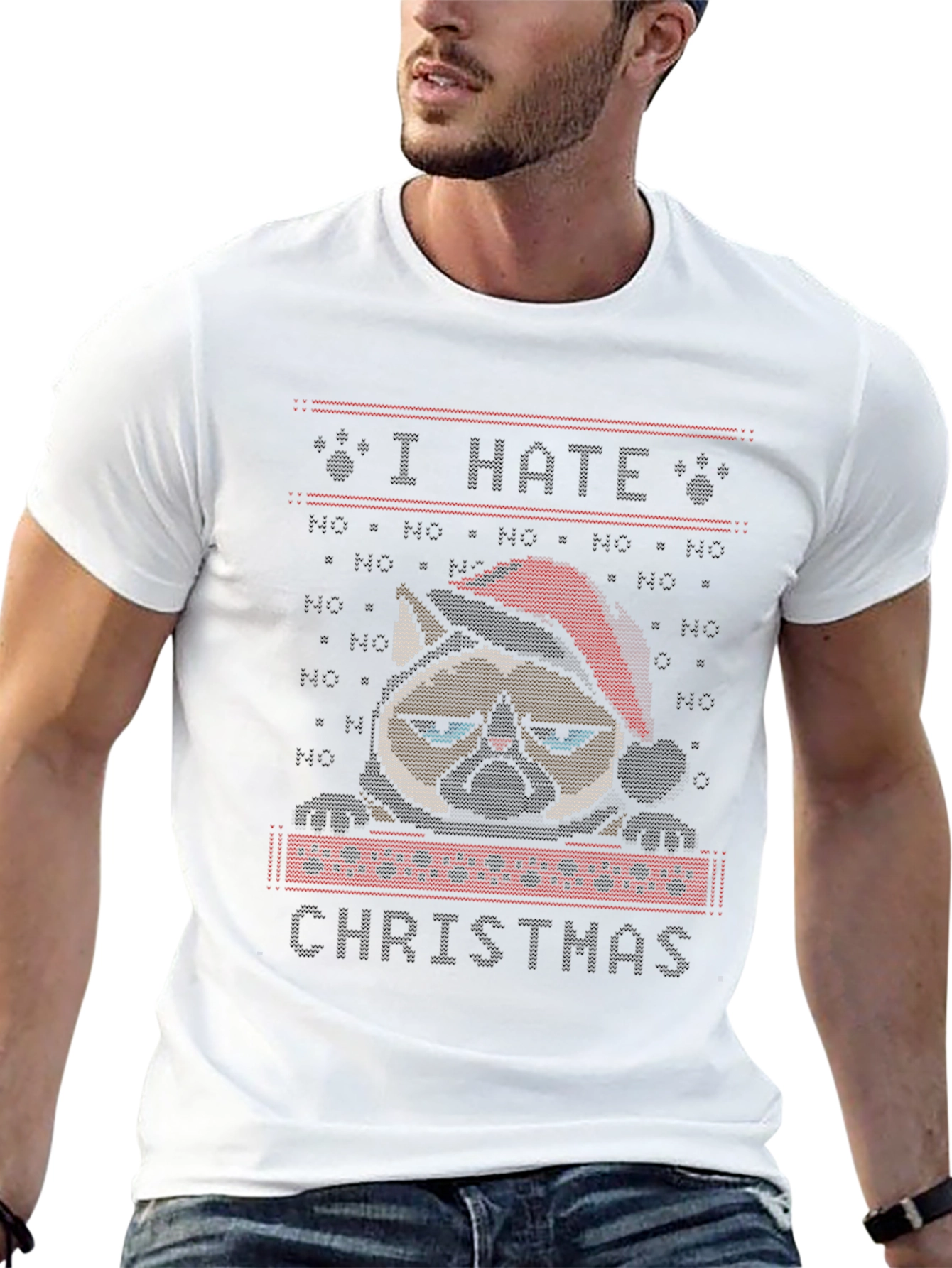 Grumpy Cat I Hate Christmas T-Shirt