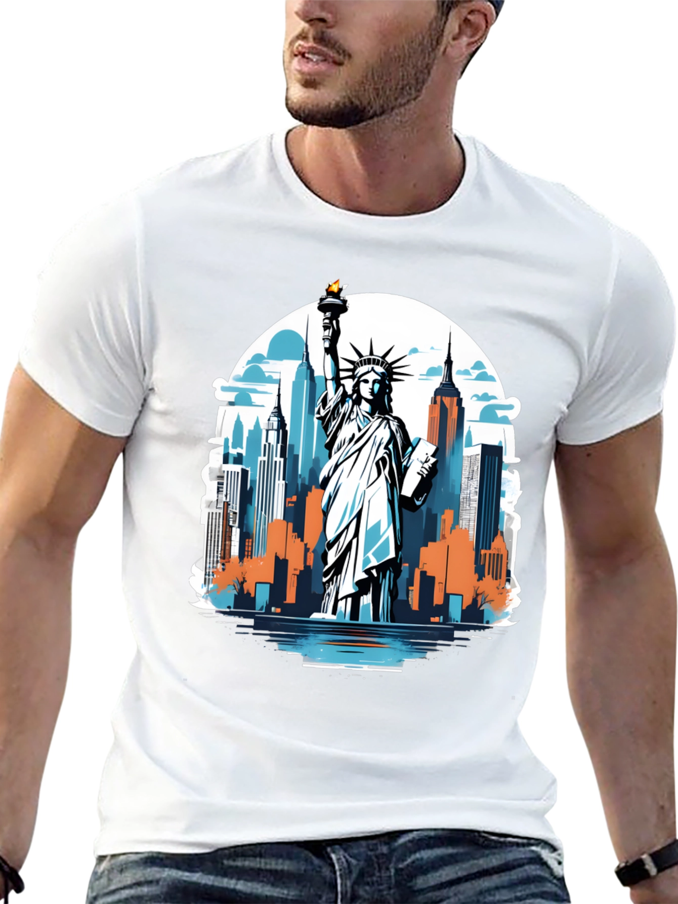 Statue of Liberty Graphic Tee - USA Pride