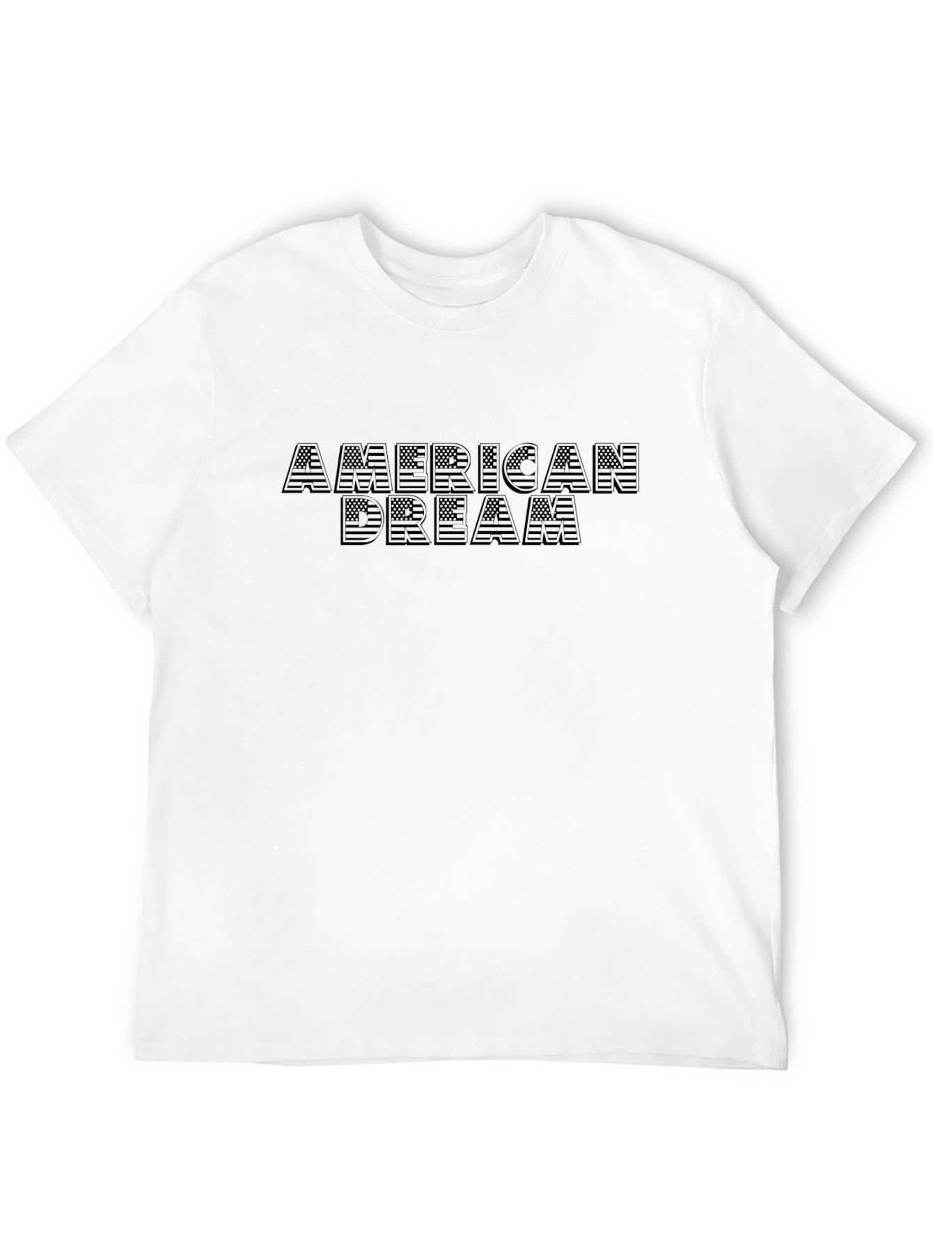 American Dream Graphic Tee - Black Crew Neck