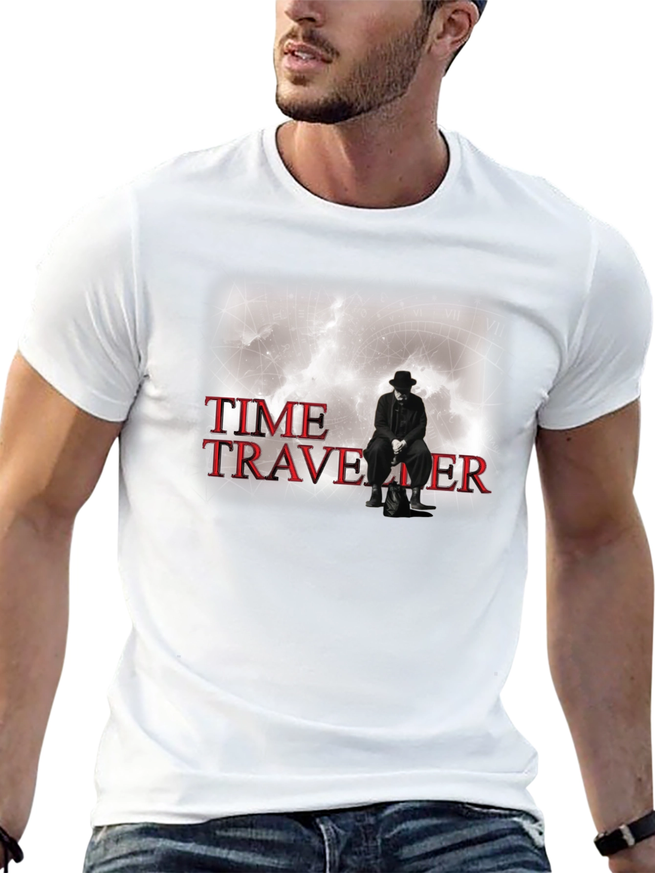 Time Traveler Graphic T-Shirt - Unique Design