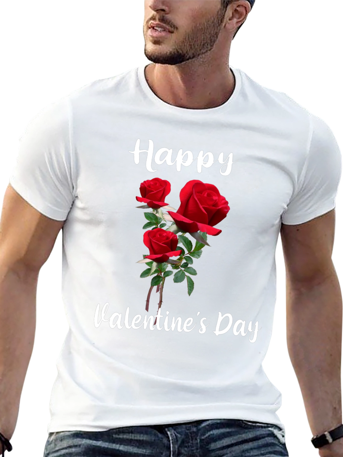 Happy Valentines Day Roses T-Shirt