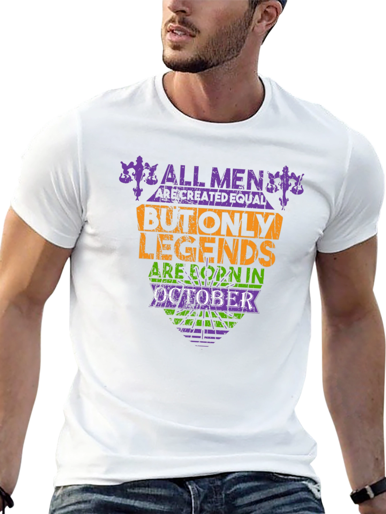 Legends Born in October Graphic T-Shirt