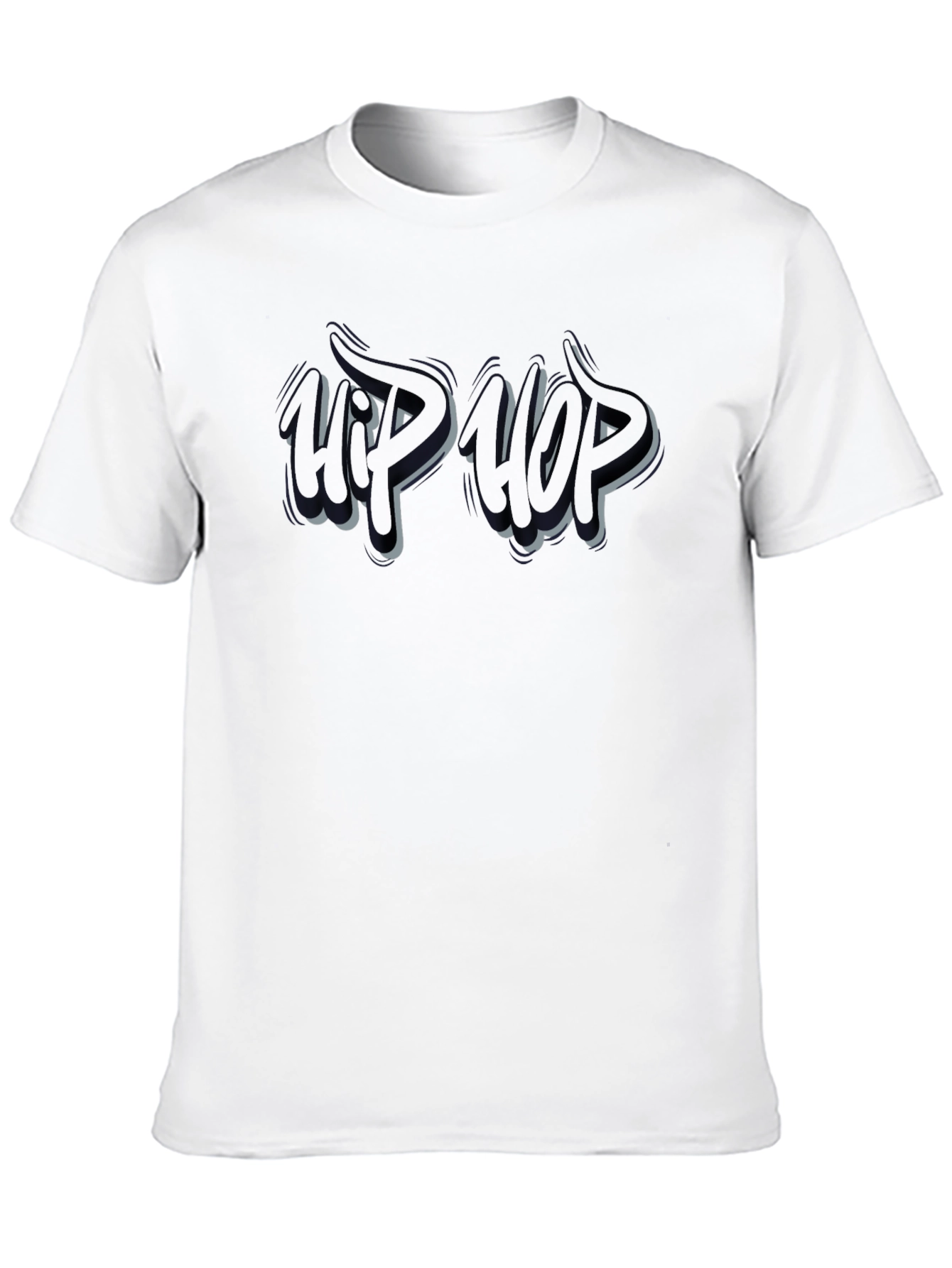 P.W.P. Black Graphic T-Shirt