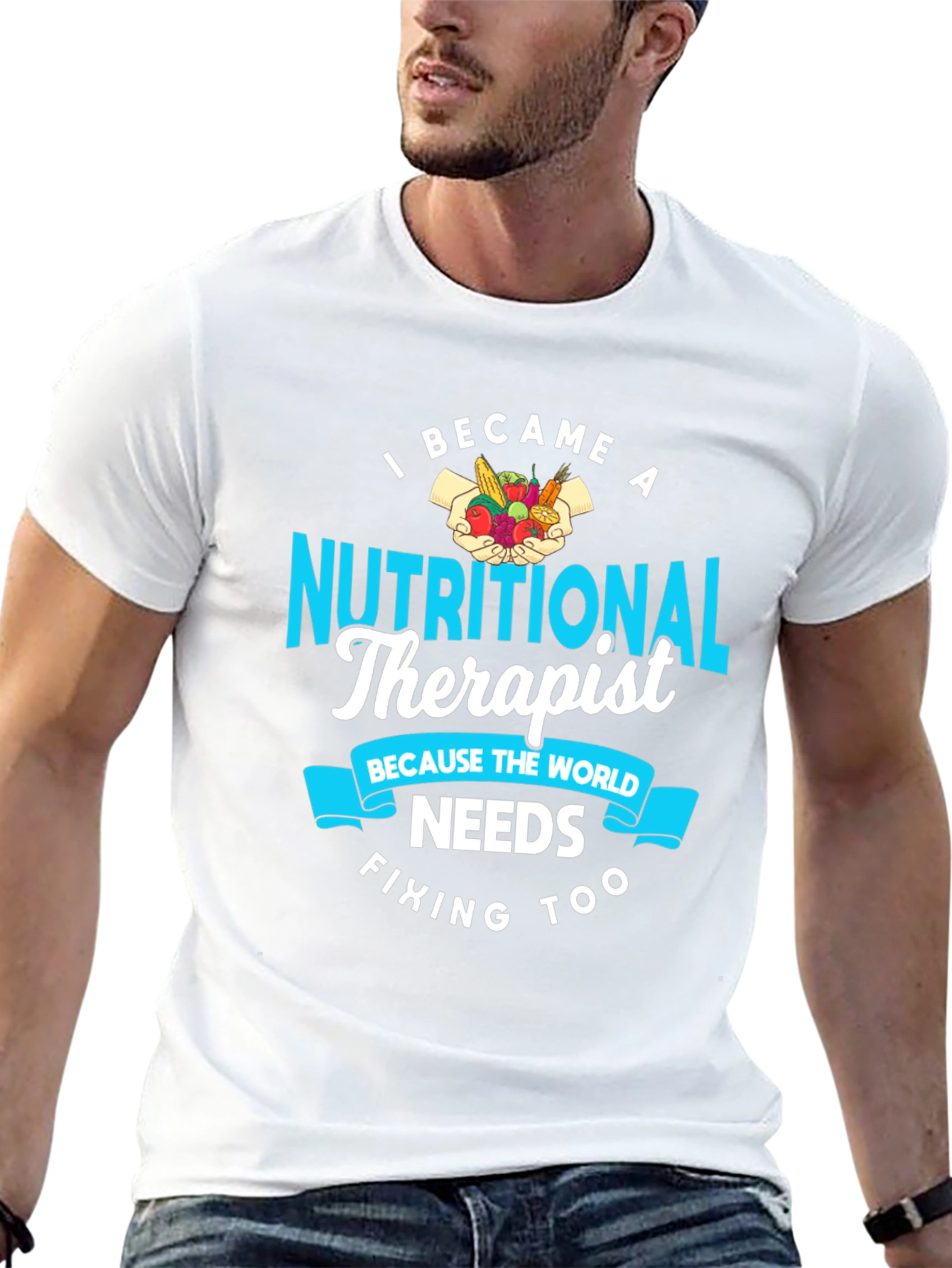 Nutritional Therapist Graphic T-Shirt - Food & Health