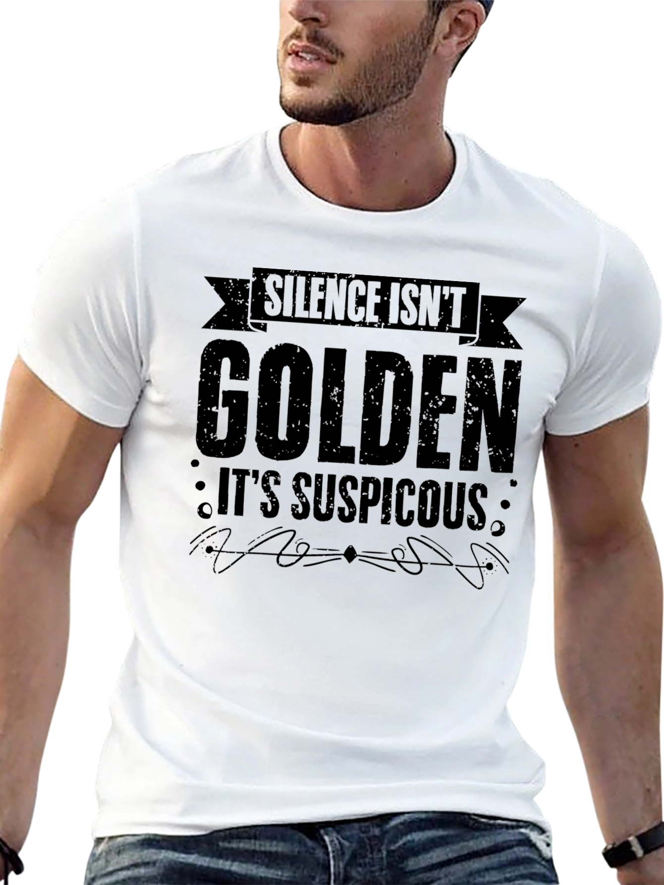 Silence Isnt Golden Funny Sarcastic T-Shirt