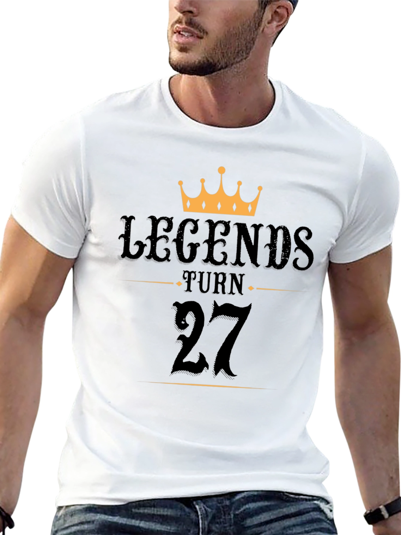 Legends Turn 27 Birthday T-Shirt