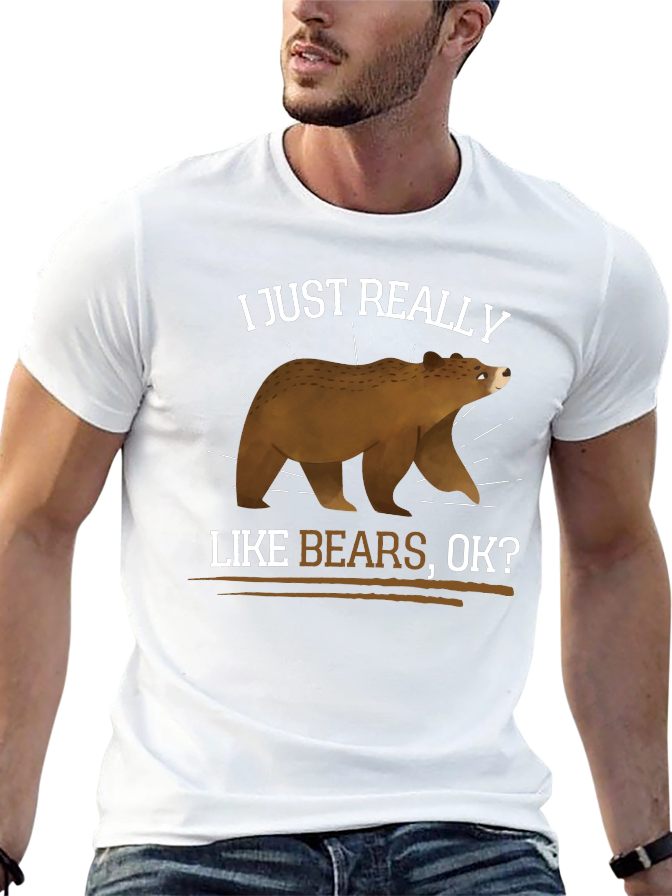 I Just Really Like Bears T-Shirt - Graphic Tee