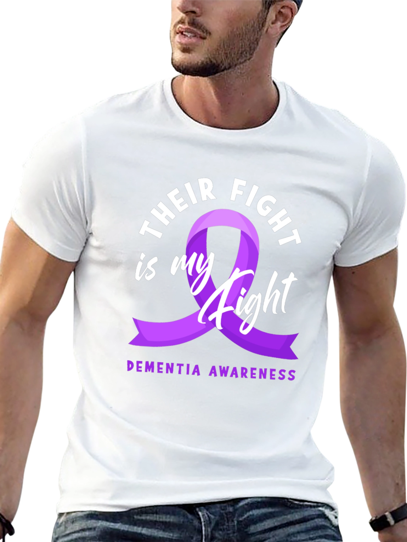 Dementia Awareness Ribbon T-Shirt