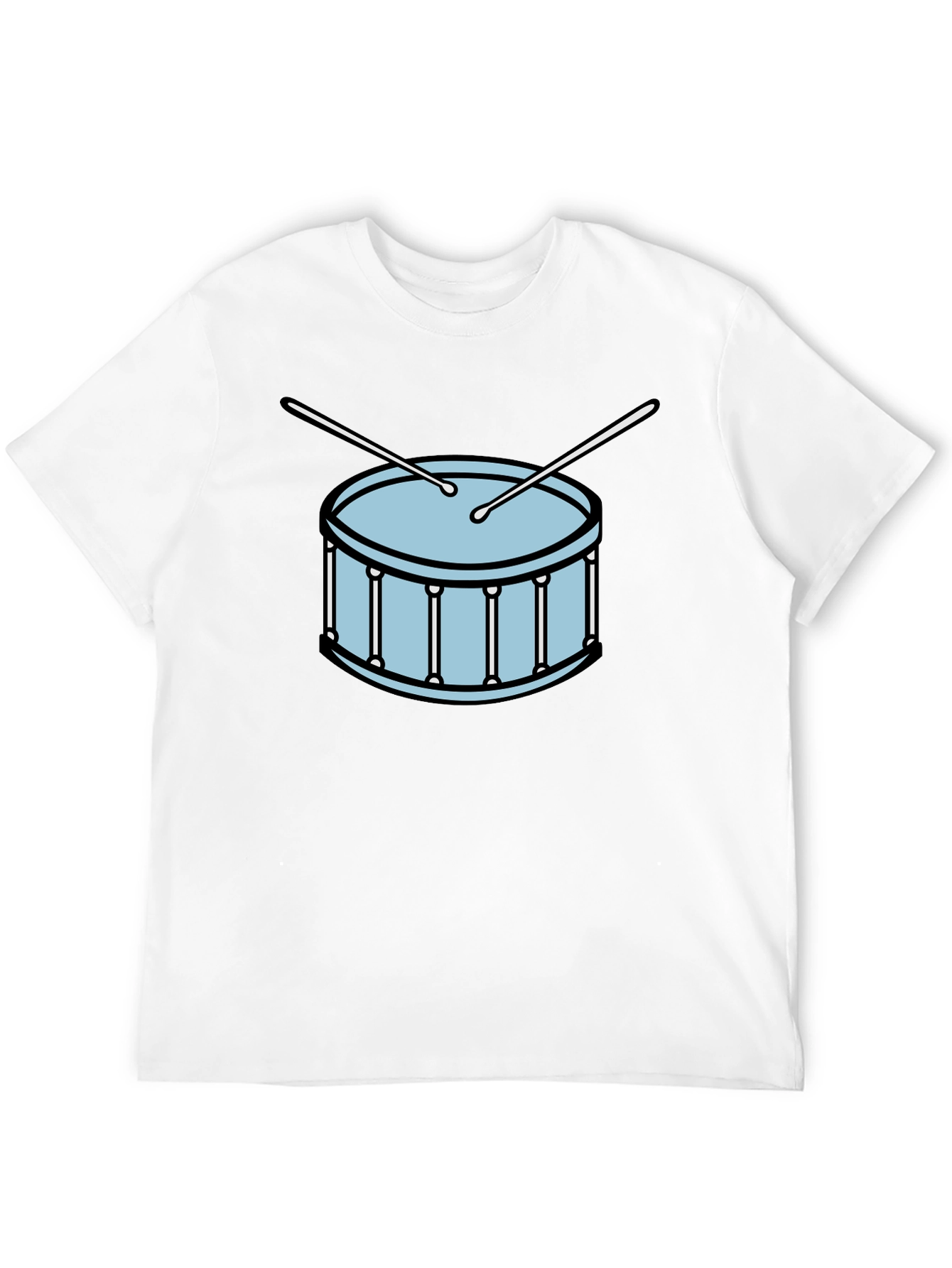 Drum Graphic Black T-Shirt