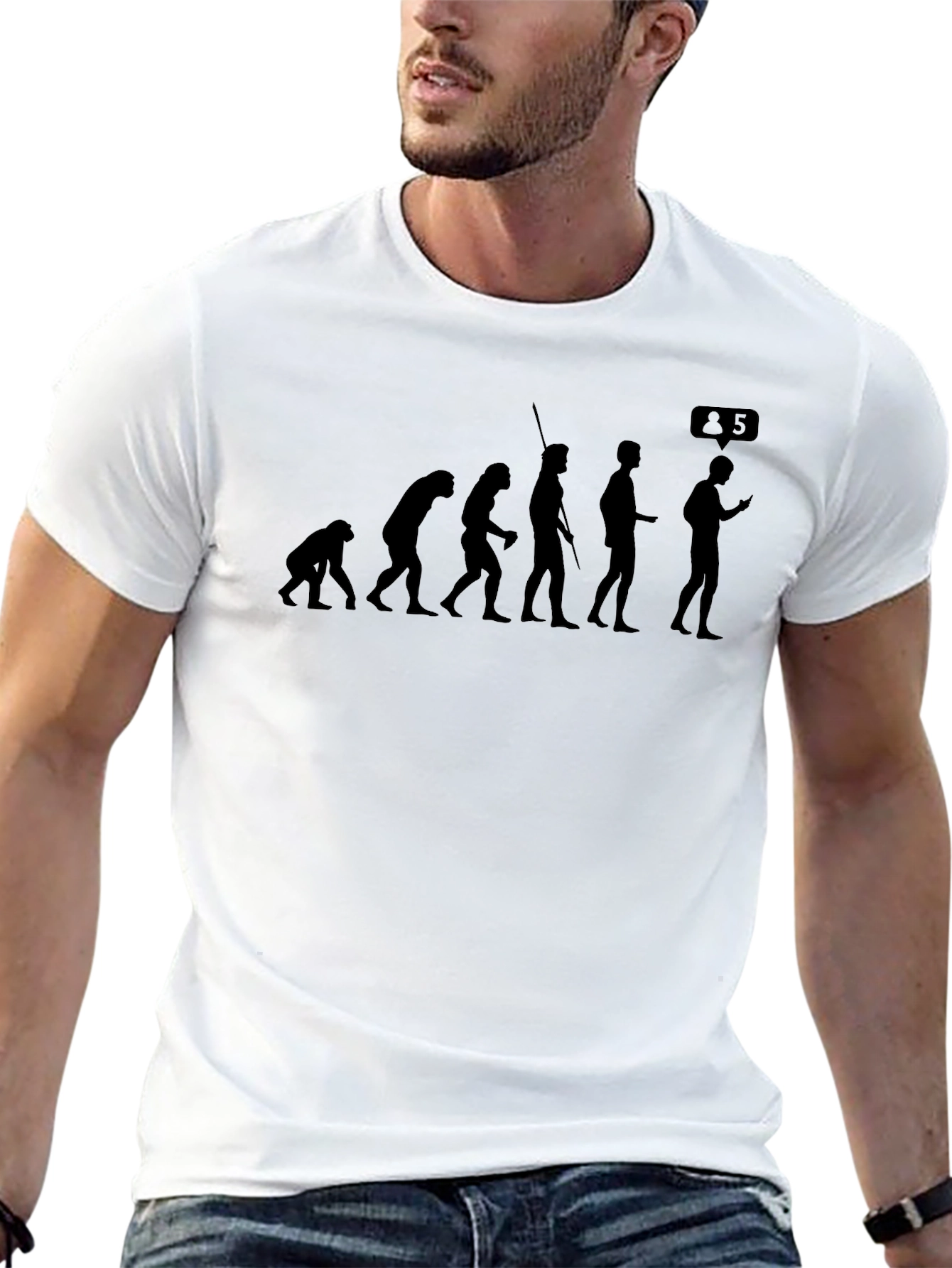 Evolution of Man Graphic T-Shirt