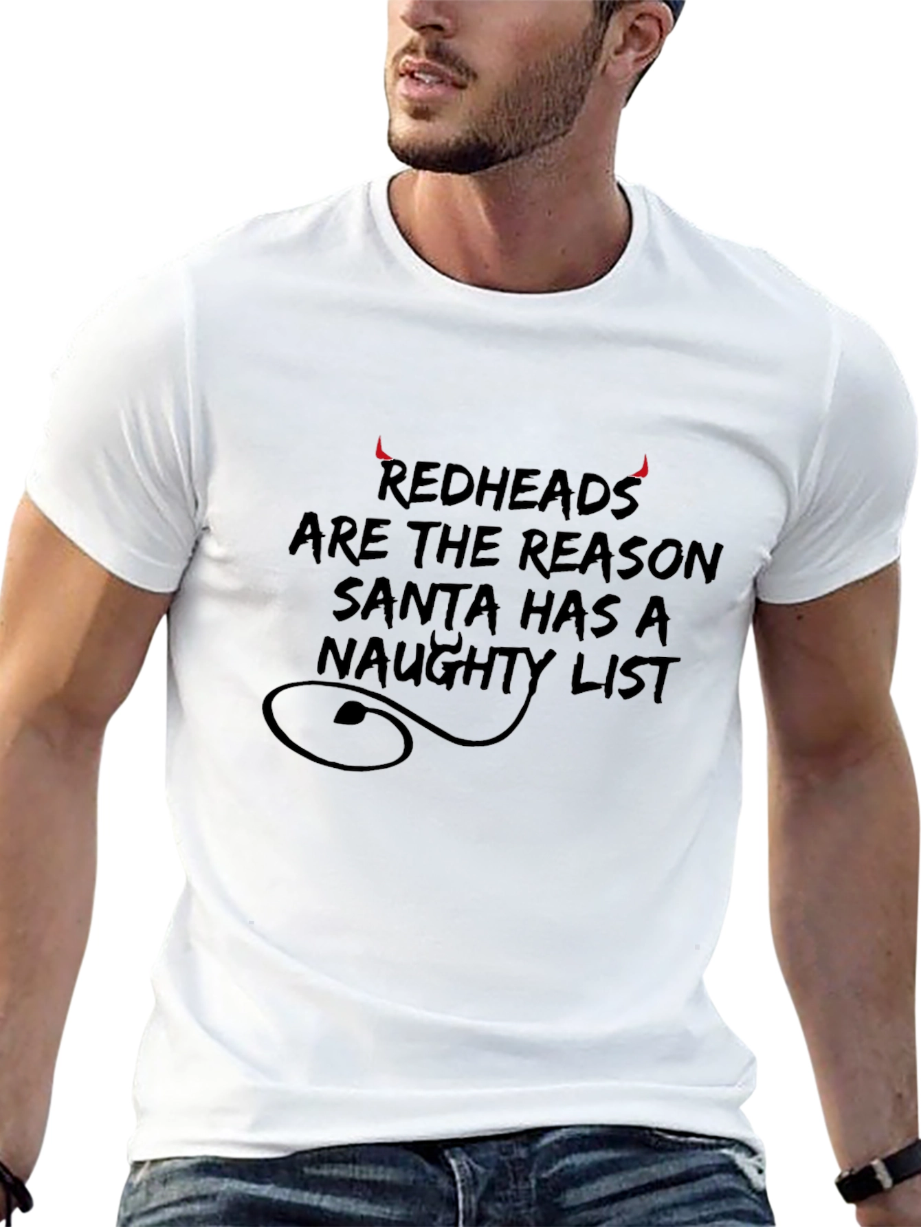 Redhead Naughty List T-Shirt