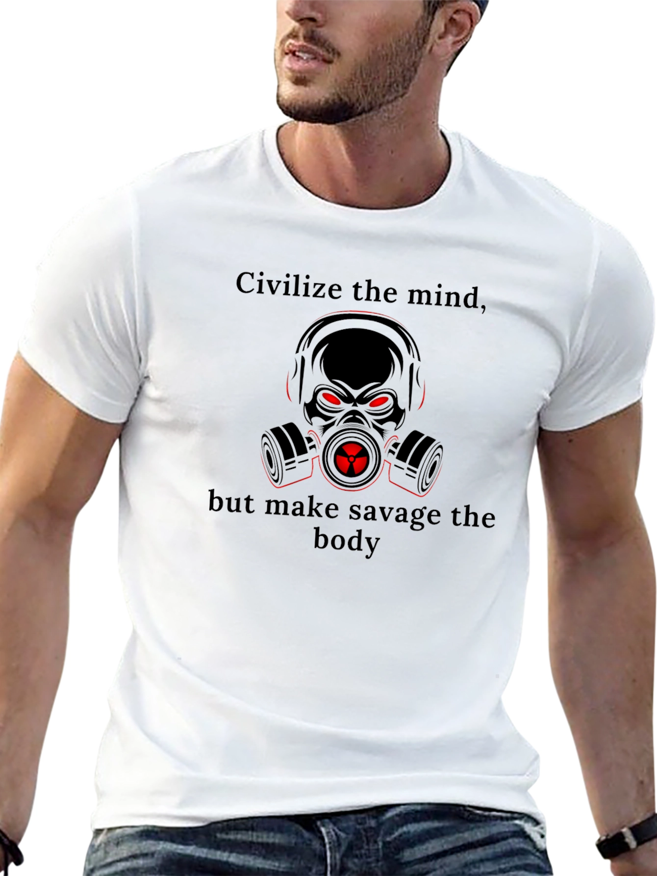 Civilize the Mind Graphic T-Shirt