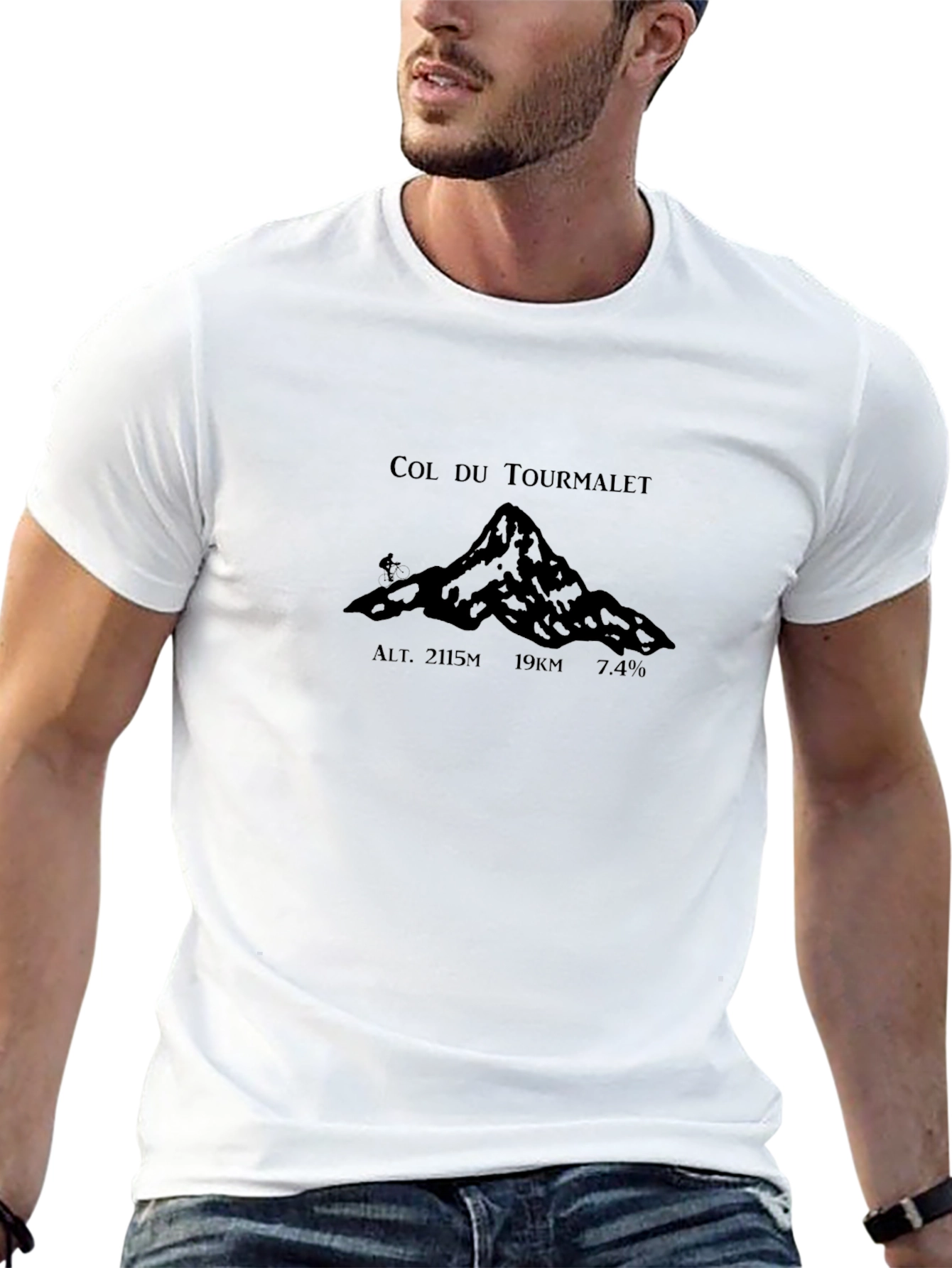 Col Du Tourmalet Graphic Tee - Black