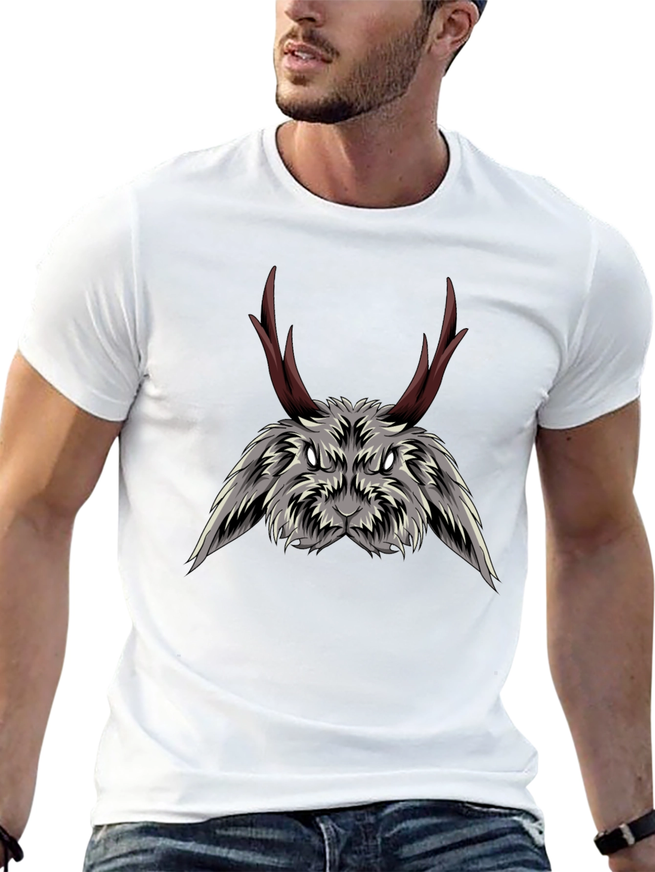 Jackalope Graphic Tee - Mens Black T-Shirt