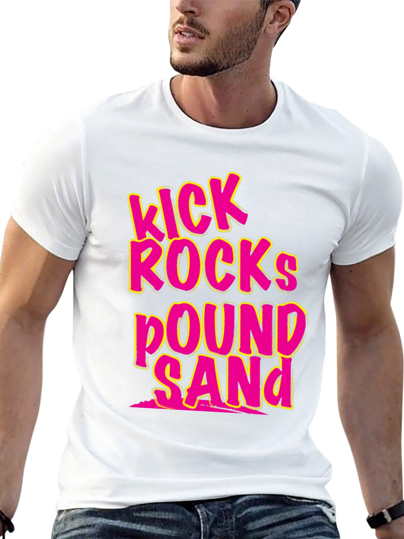 Kick Rocks Pound Sand Graphic Tee
