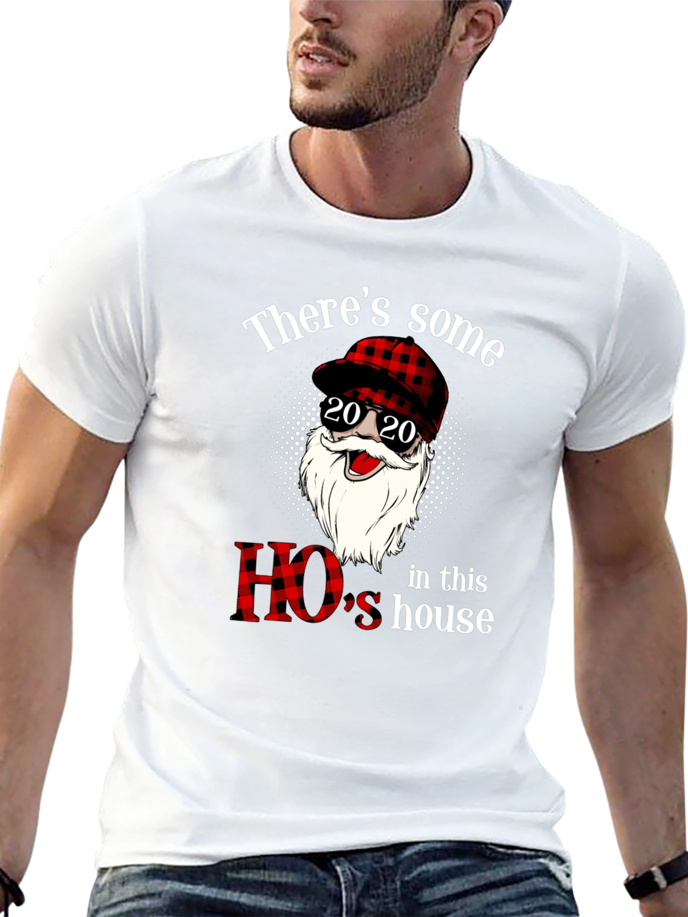 Funny Christmas Santa Hos T-Shirt