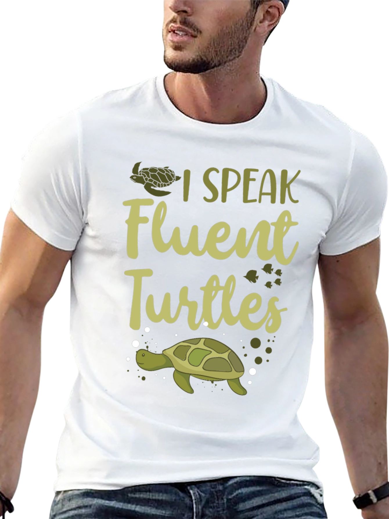 I Speak Fluent Turtles Graphic Tee