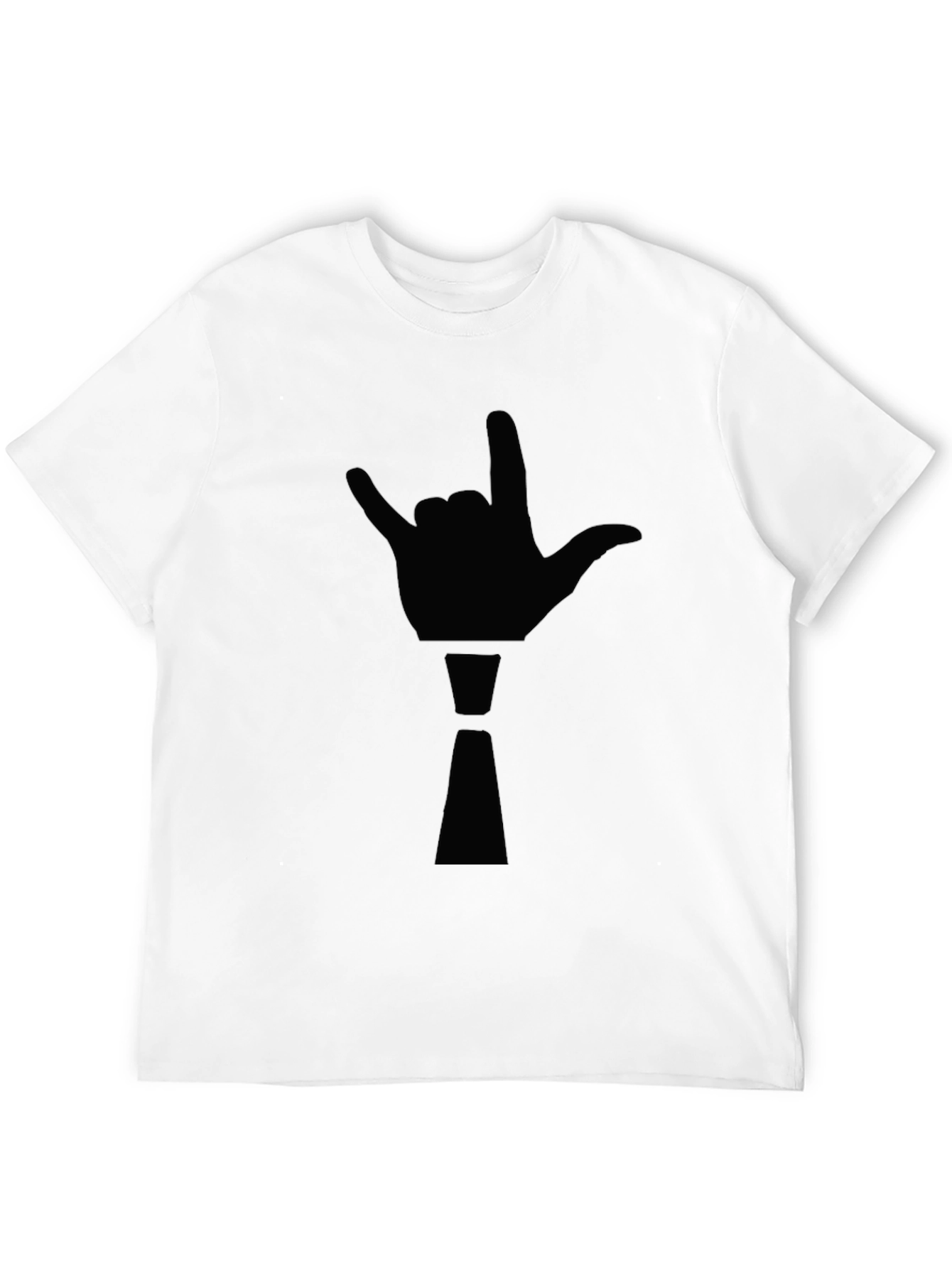 ASL I Love You Tie T-Shirt
