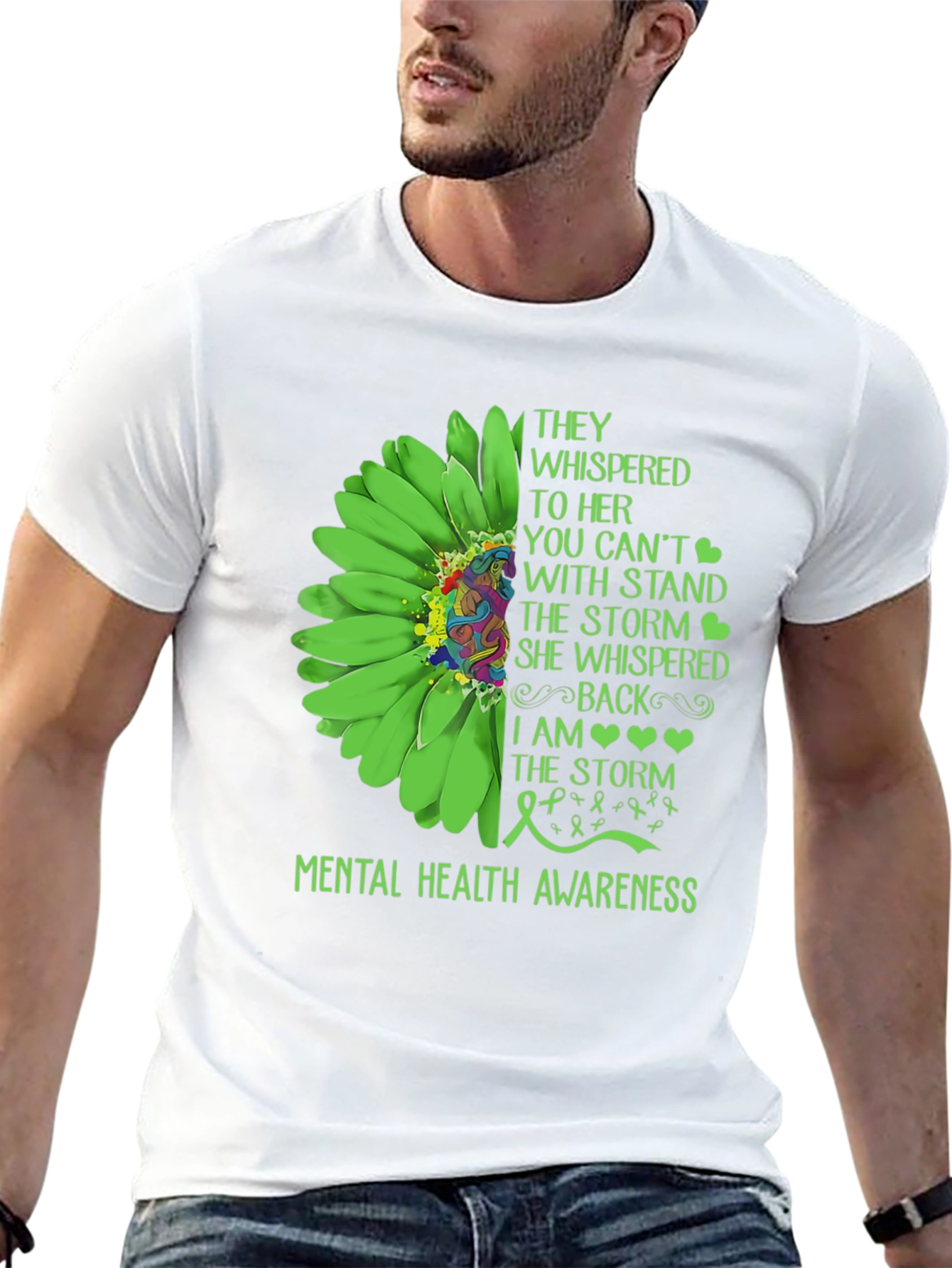 Mental Health Awareness Sunflower T-Shirt